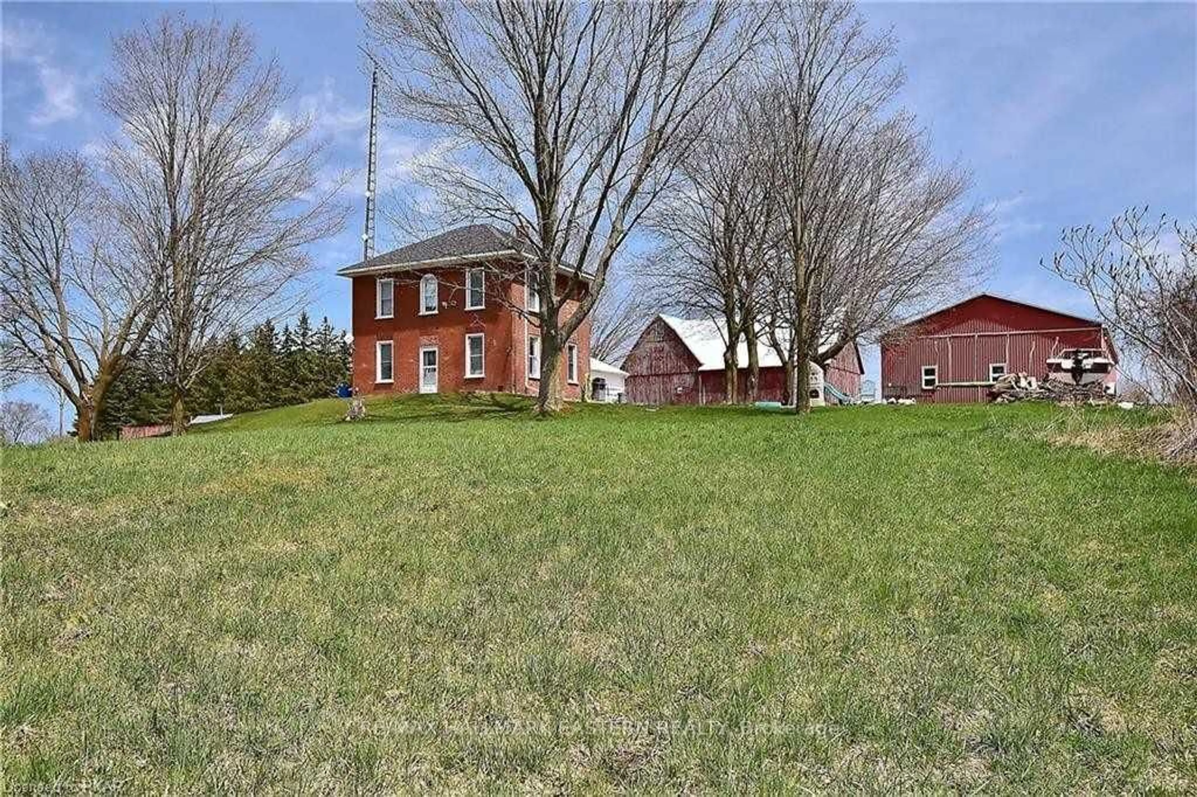 A pic from outside/outdoor area/front of a property/back of a property/a pic from drone, street for 1490 Centre Rd, Douro-Dummer Ontario K9J 6Y1