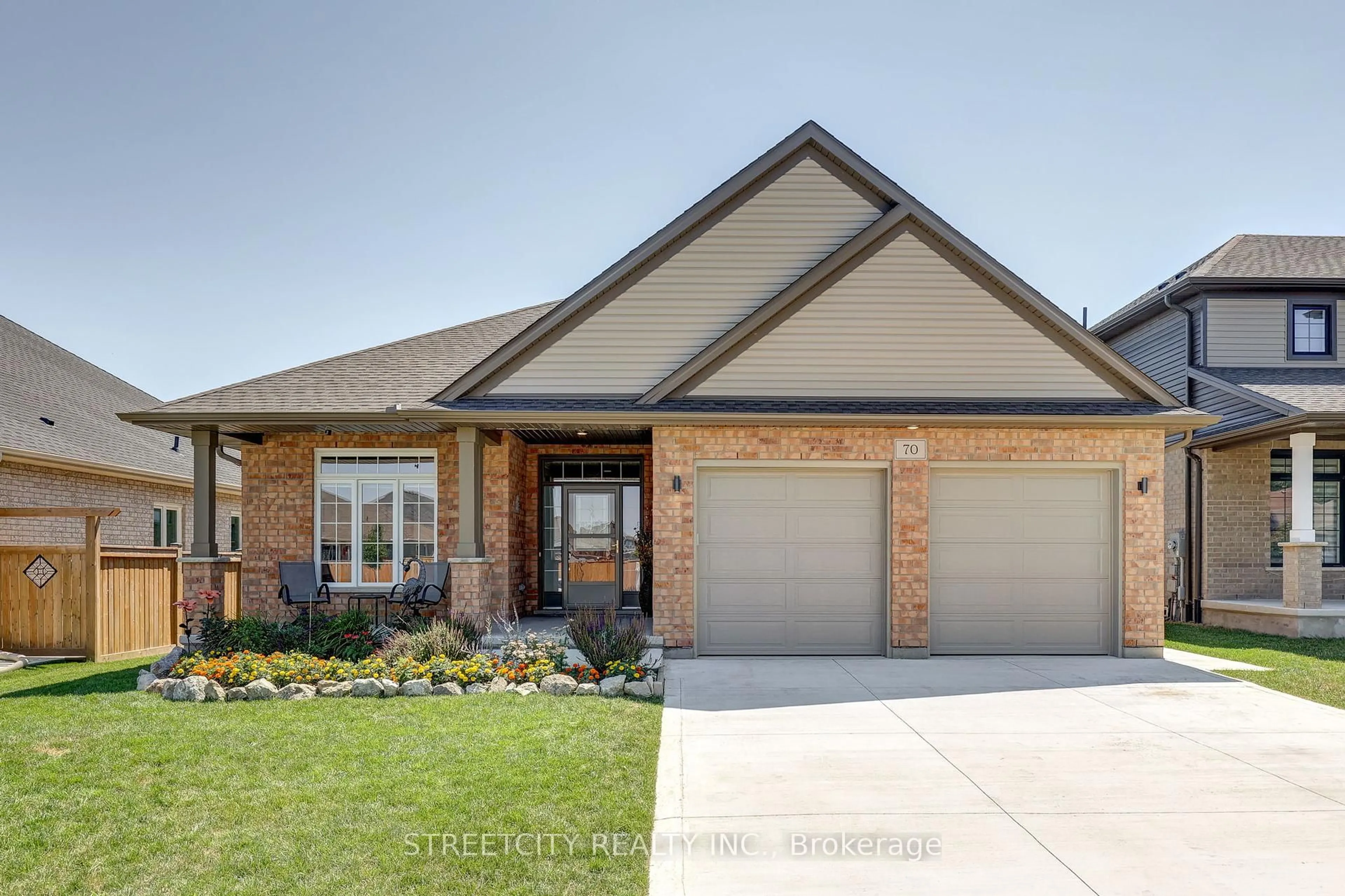 Home with brick exterior material, street for 70 Acorn Tr, St. Thomas Ontario N5R 0H5