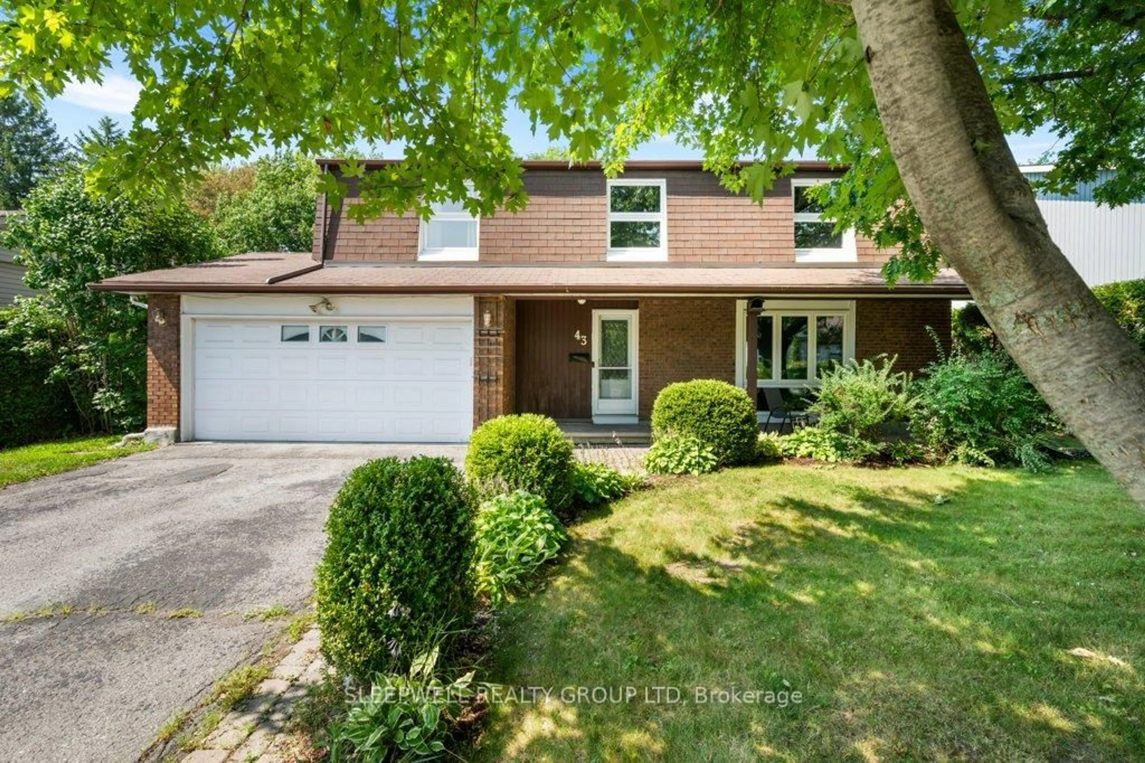 Home with brick exterior material, street for 43 Parkglen Dr, Ottawa Ontario K2G 3G7