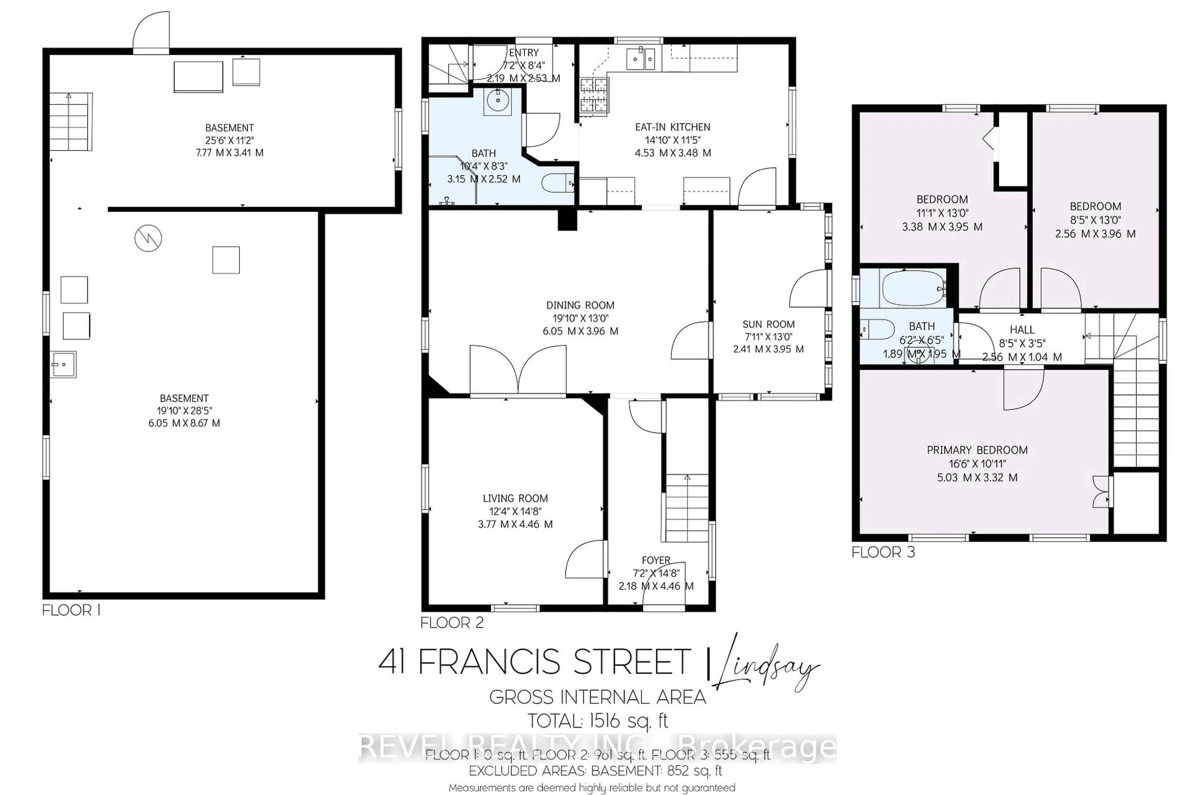 Floor plan for 41 Francis St, Kawartha Lakes Ontario K9V 3S2