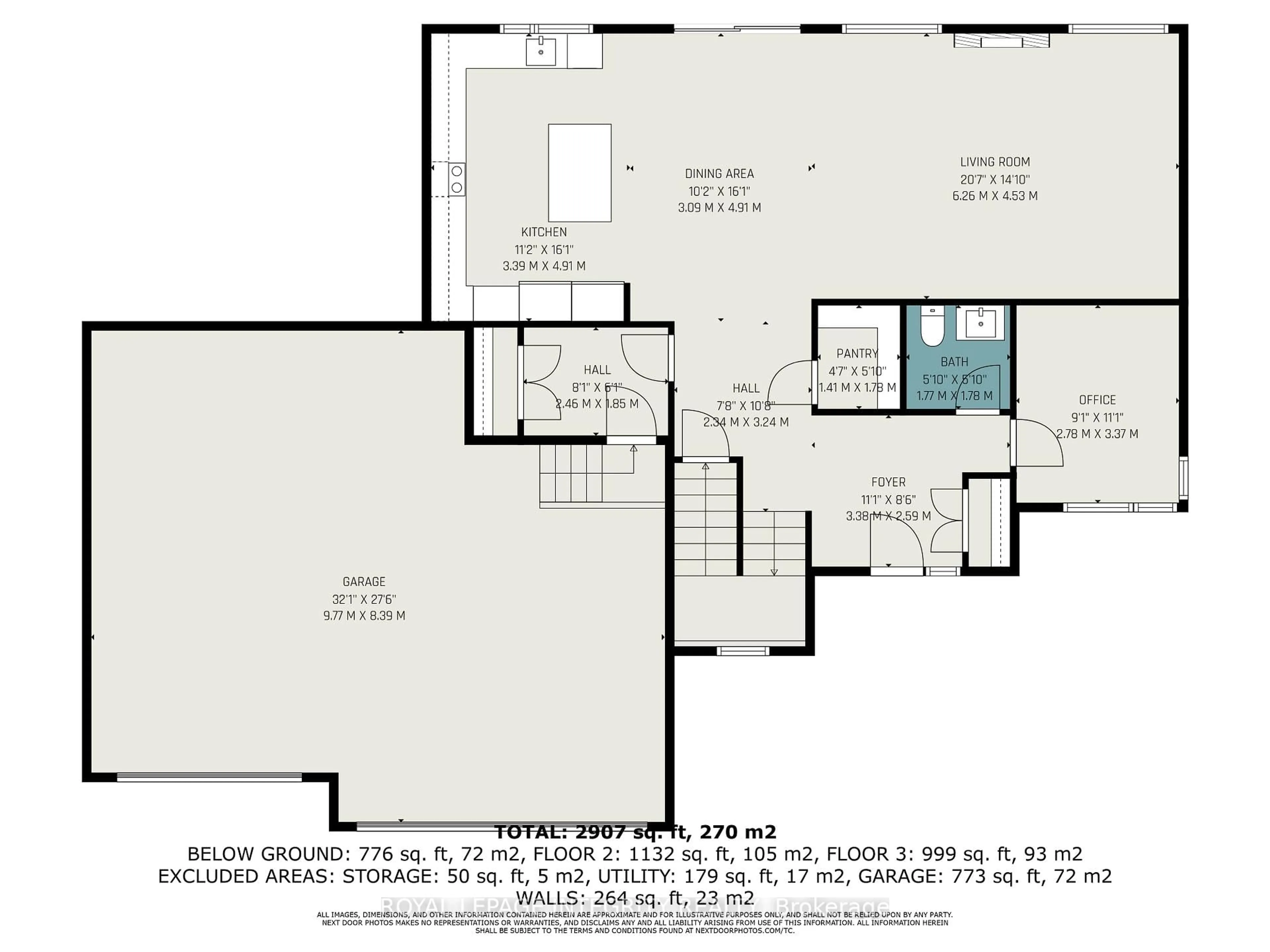 Floor plan for 309 Ridgemont Dr, Ashton Ontario K0A 1B0