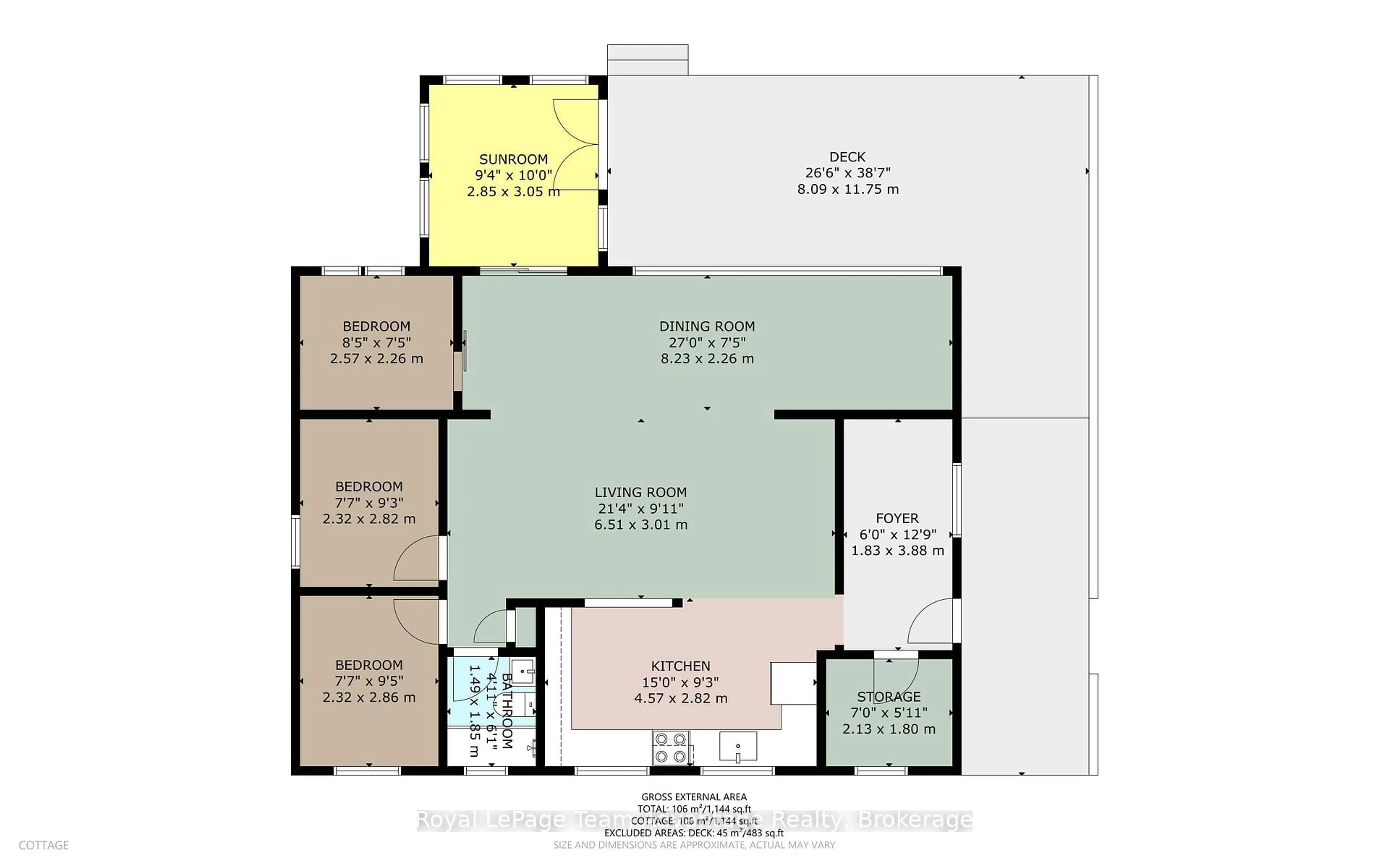 Floor plan for 40 Fairholme Lake Rd, Whitestone Ontario P0A 1G0