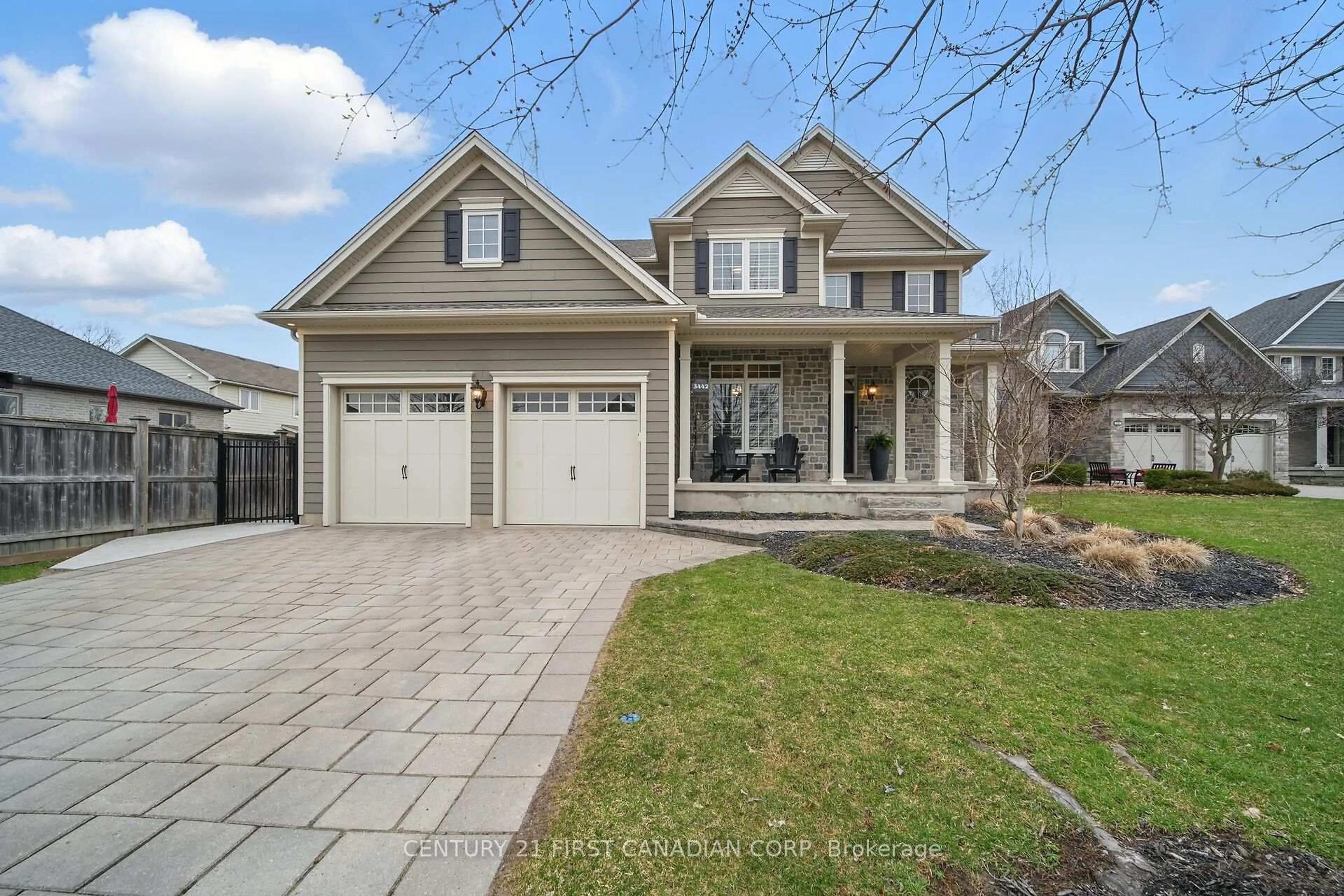 Home with brick exterior material, street for 3442 Settlement Pl, London South Ontario N6P 0A7