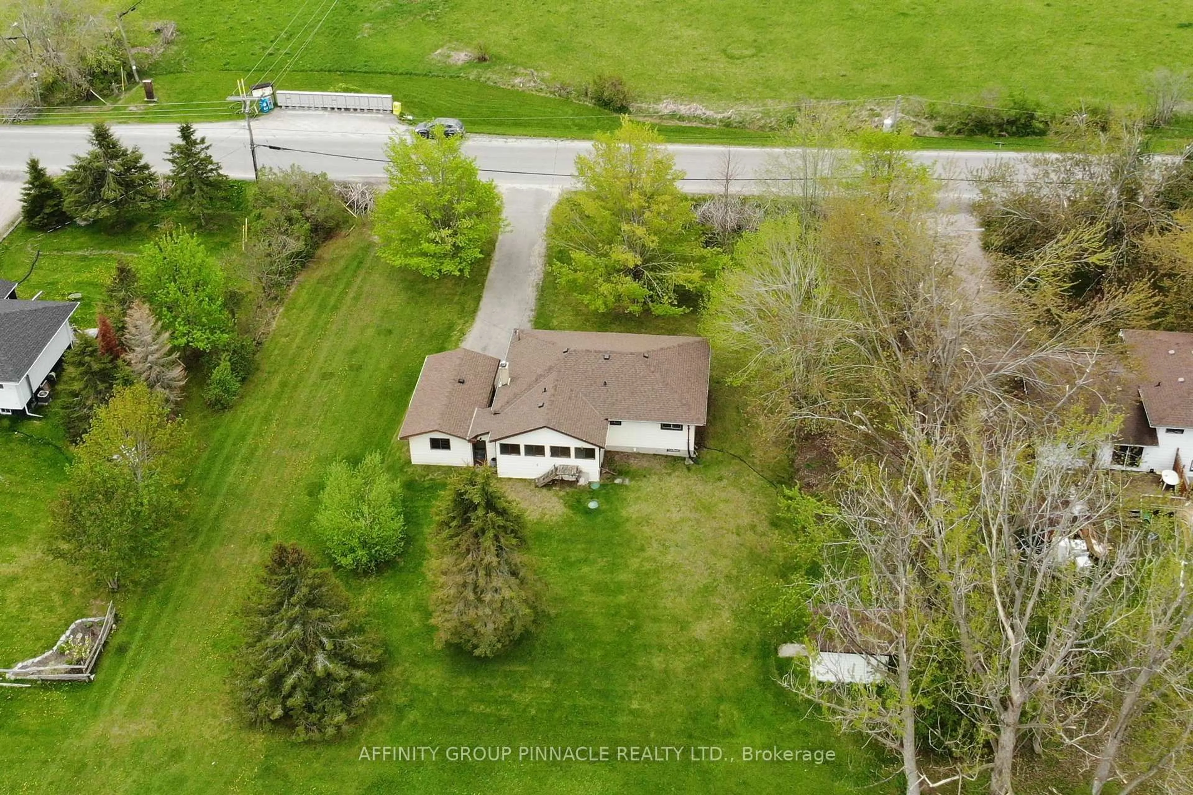 A pic from outside/outdoor area/front of a property/back of a property/a pic from drone, street for 117 Anderson Dr, Kawartha Lakes Ontario K0M 1G0