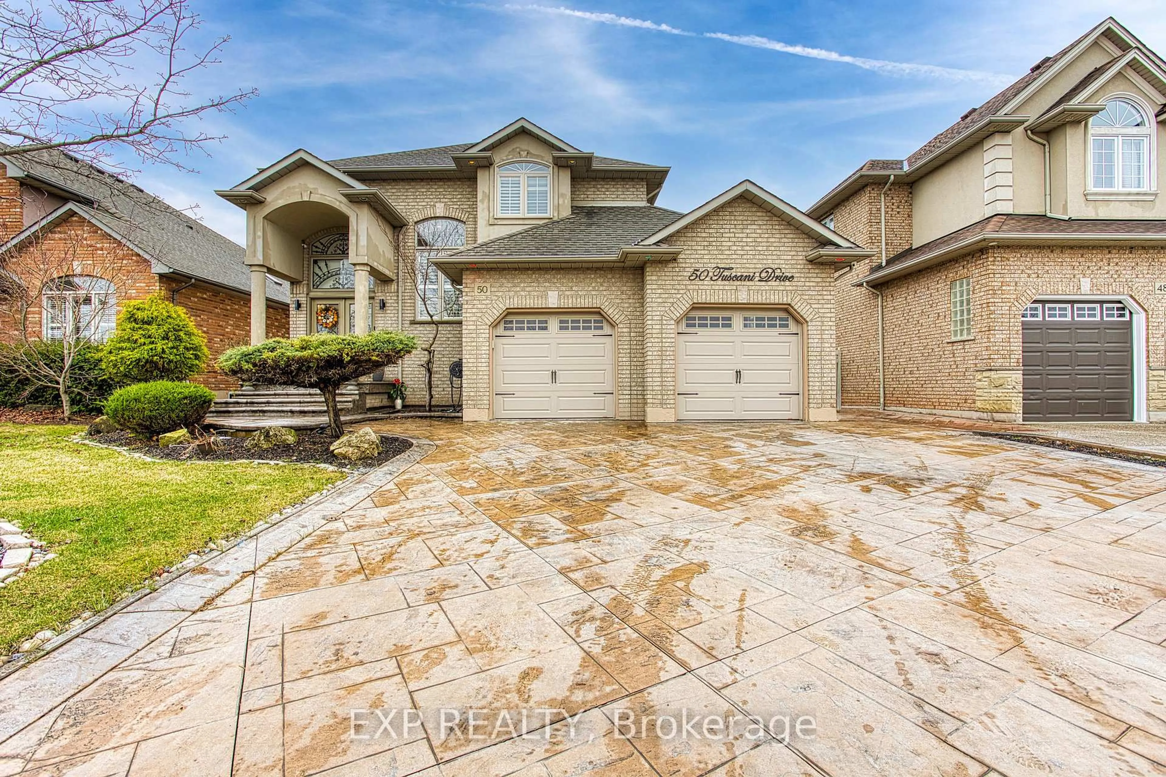 Home with brick exterior material, street for 50 Tuscani Dr, Hamilton Ontario L8E 5W4