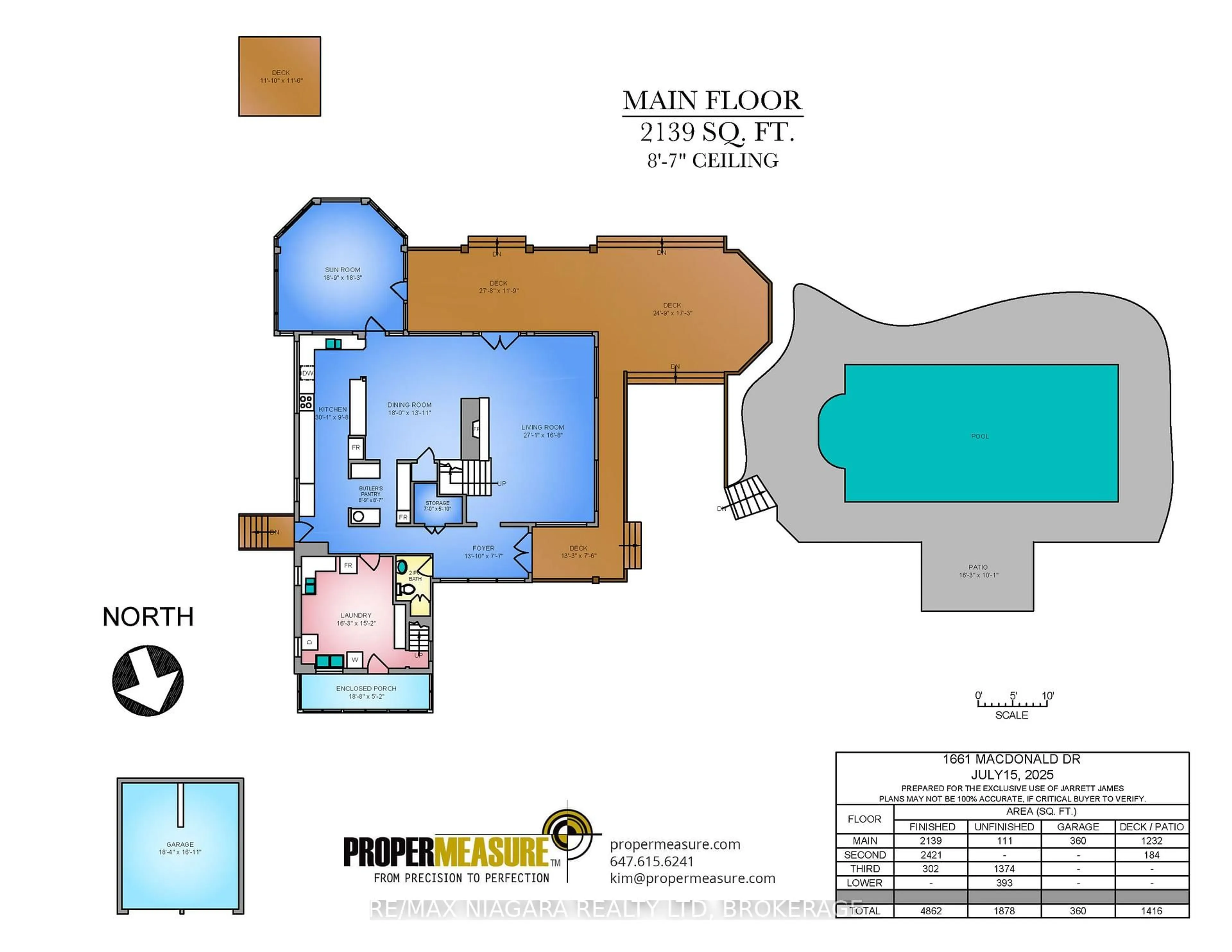 Floor plan for 1661 MacDonald Dr, Fort Erie Ontario L2A 5M4