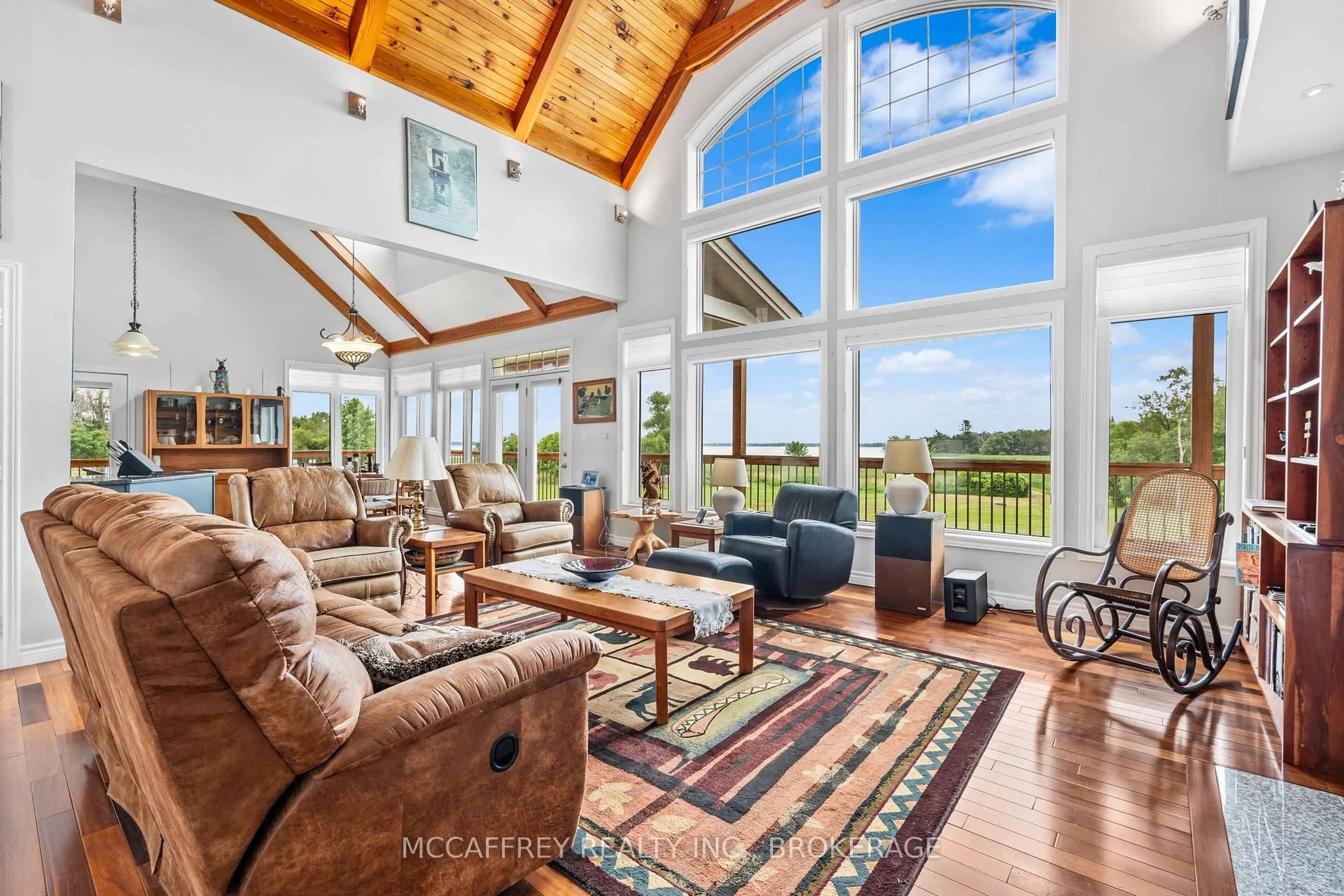 Living room with furniture, unknown for 6019 County Road 9, Napanee Ontario K7R 3K8