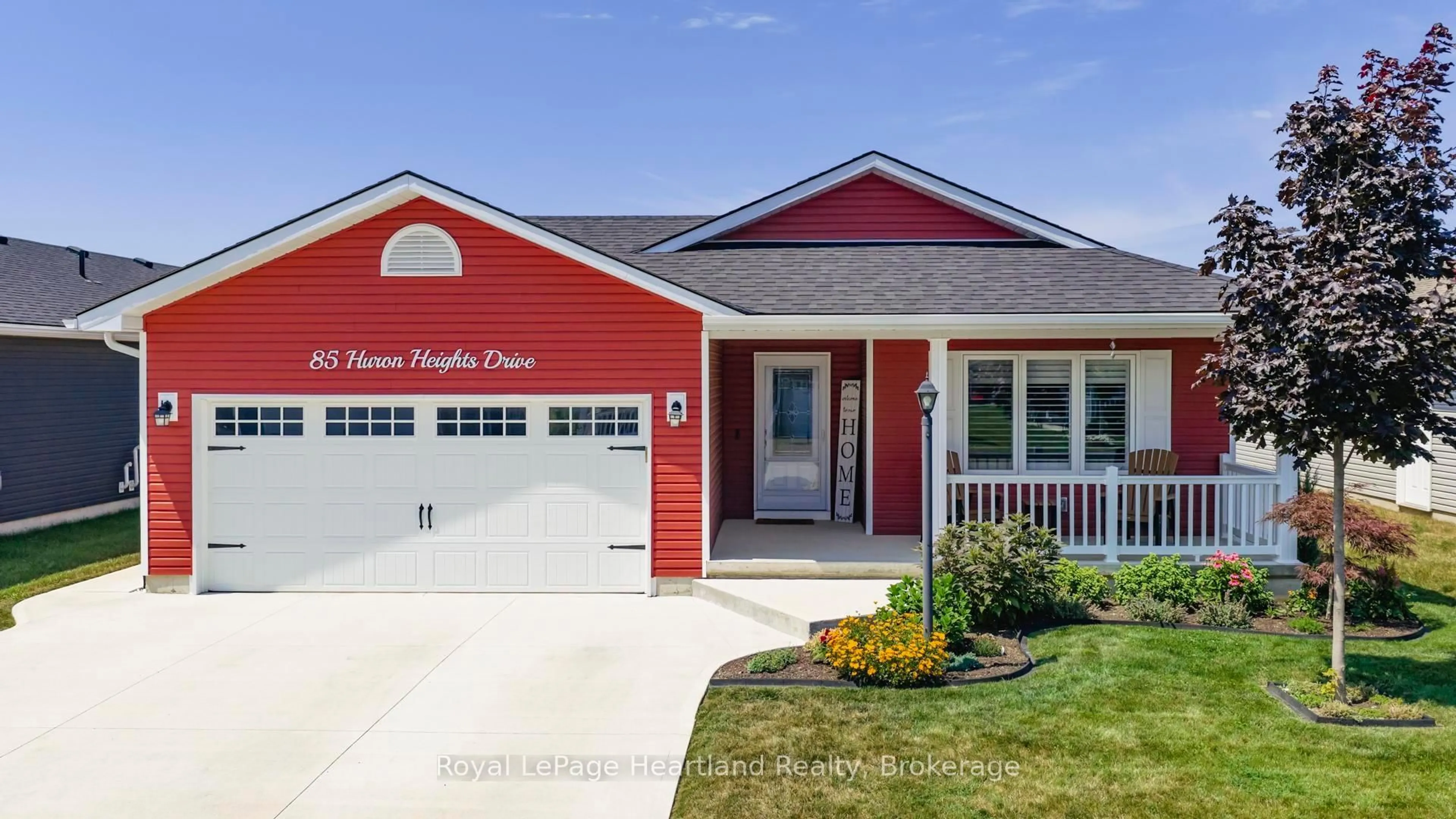 Home with vinyl exterior material, street for 85 Huron Heights Dr, Ashfield-Colborne-Wawanosh Ontario N7A 0C1