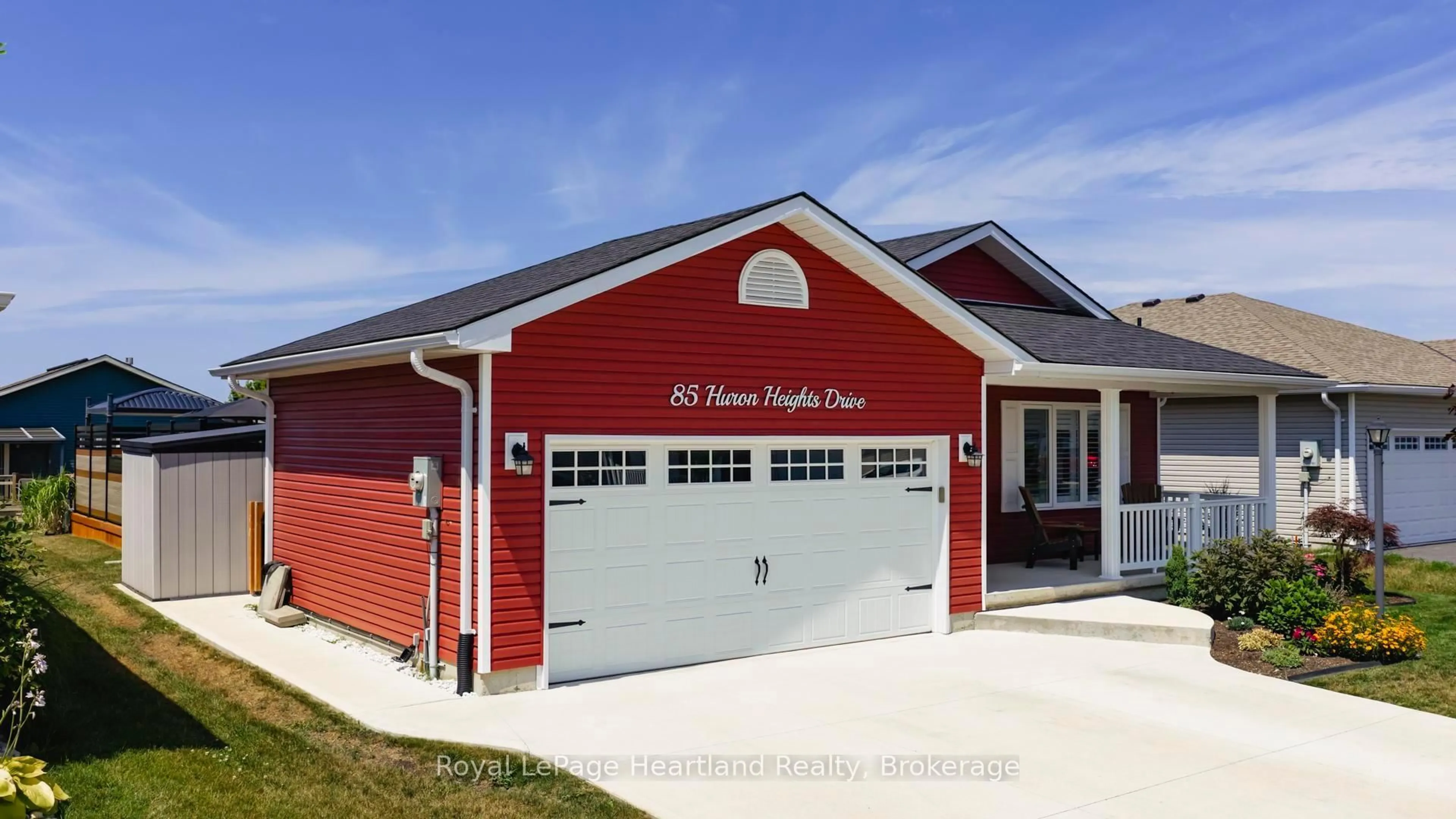 Home with vinyl exterior material, street for 85 Huron Heights Dr, Ashfield-Colborne-Wawanosh Ontario N7A 0C1
