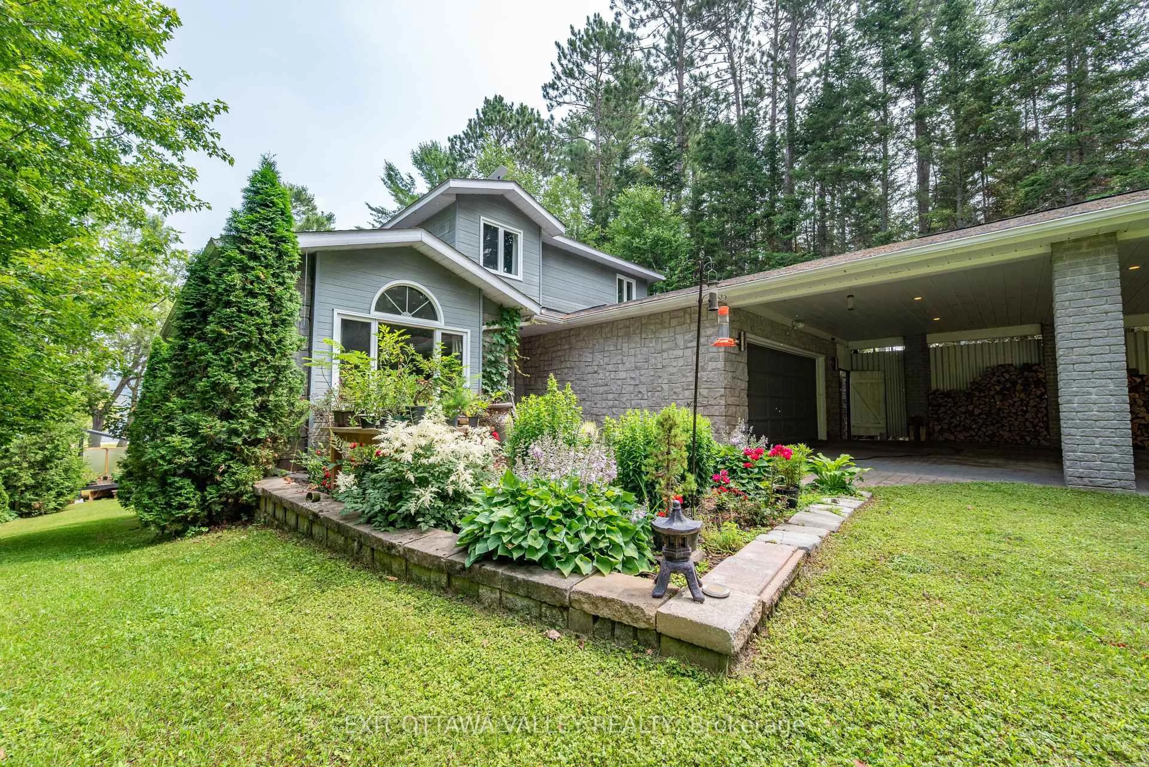 Home with brick exterior material, unknown for 10 Ryans Camp Lane, Deep River Ontario K0J 1P0