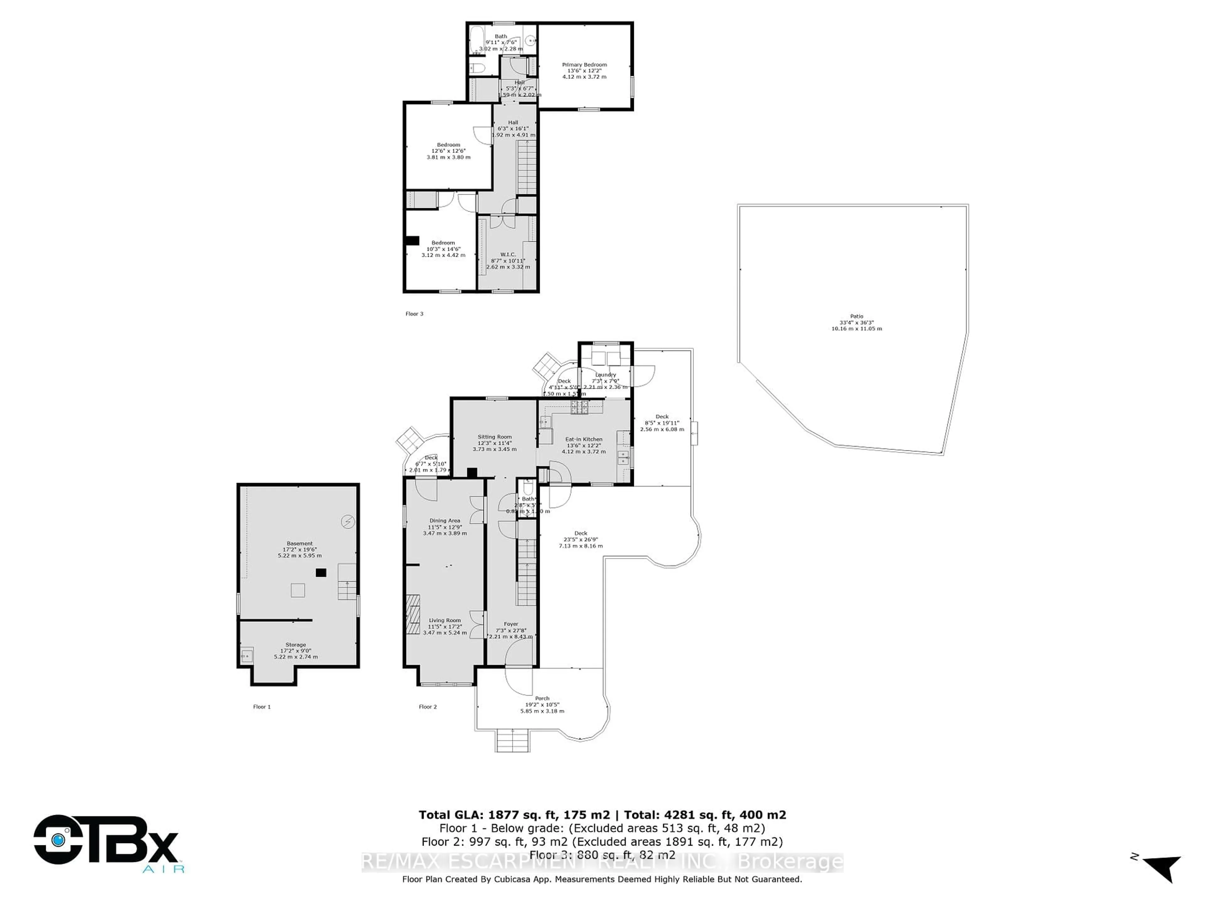 Floor plan for 70 Borers Creek Circ, Hamilton Ontario L8B 1W3