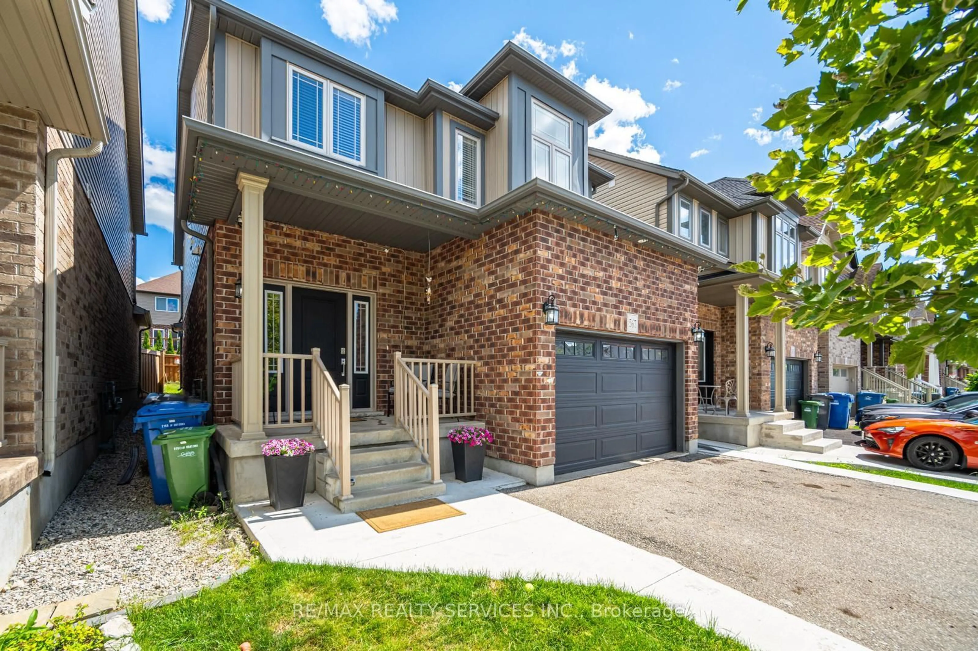 Home with brick exterior material, street for 567 Starwood Dr, Guelph Ontario N1E 0L9