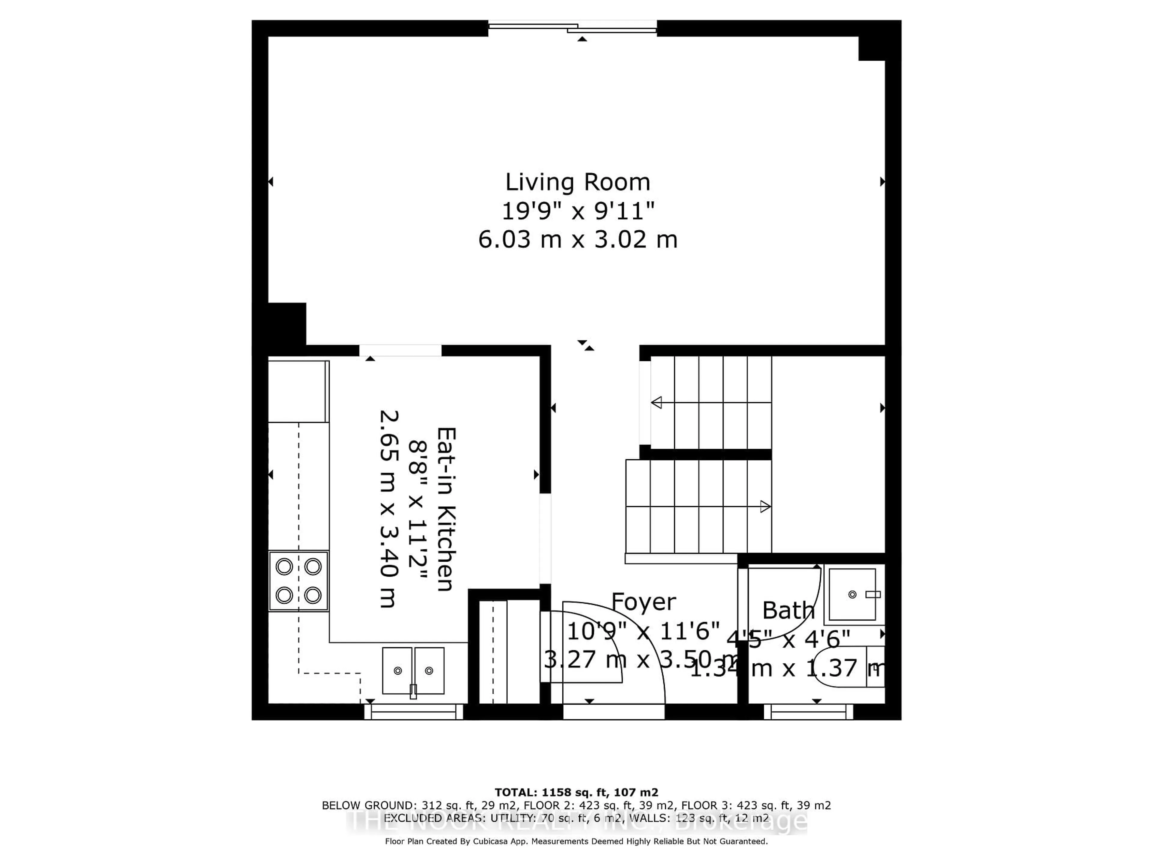Floor plan for 136 Peacock Blvd, Port Hope Ontario L1A 4G2