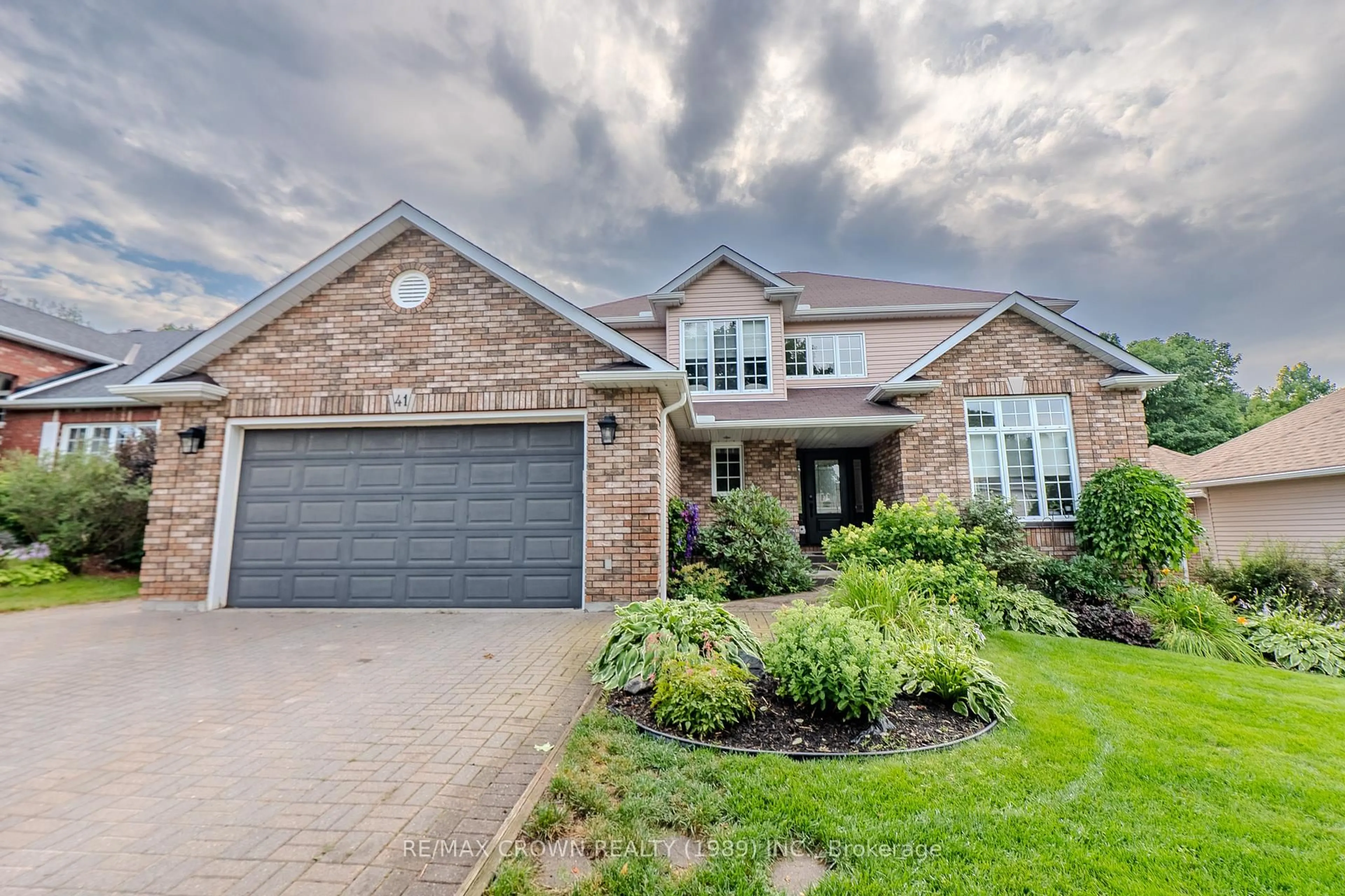 Home with brick exterior material, street for 41 Kenwood Hills St, North Bay Ontario P1C 1M2
