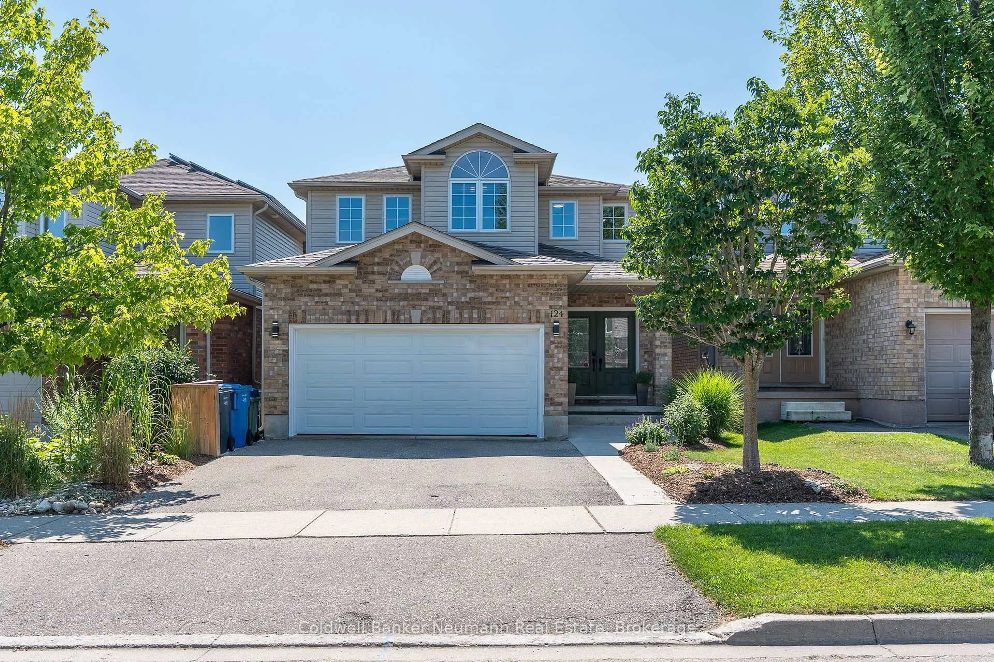 Home with brick exterior material, street for 124 Clough Cres, Guelph Ontario N1L 0E4