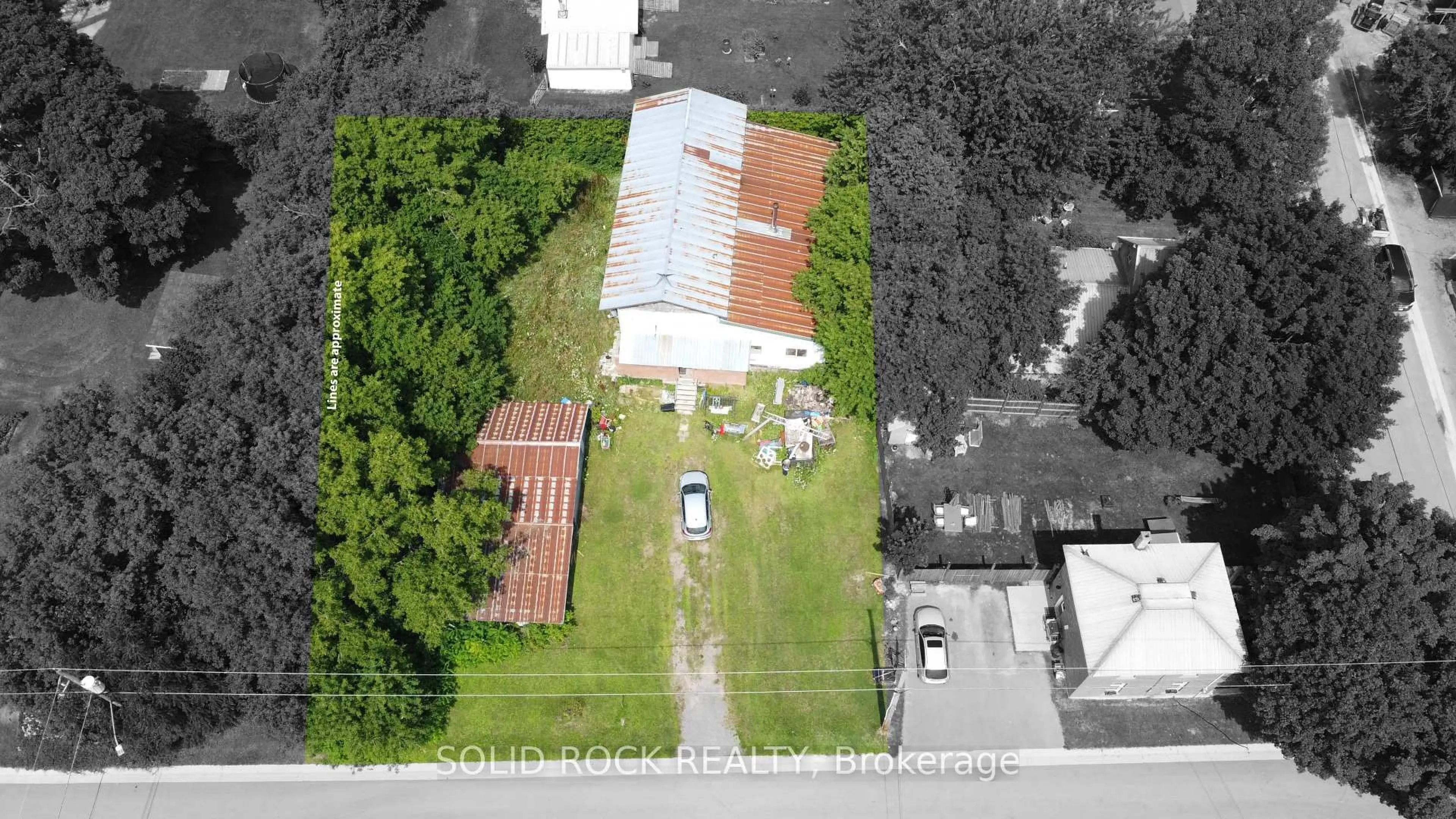 A pic from outside/outdoor area/front of a property/back of a property/a pic from drone, street for 50 William Meek Dr, Braeside Ontario K0A 1G0