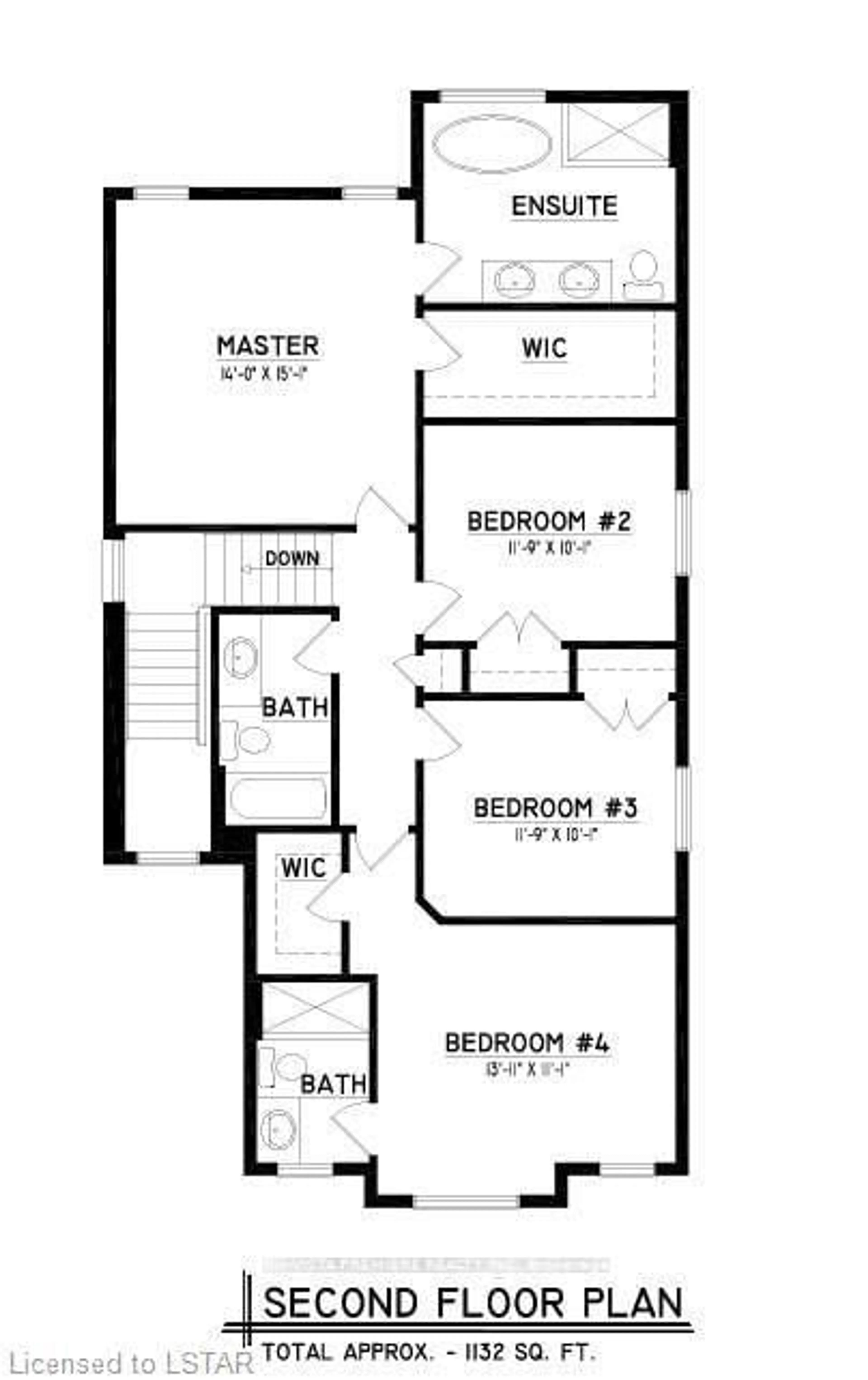 Floor plan for 1185 Honeywood Dr, London South Ontario N6M 1C1