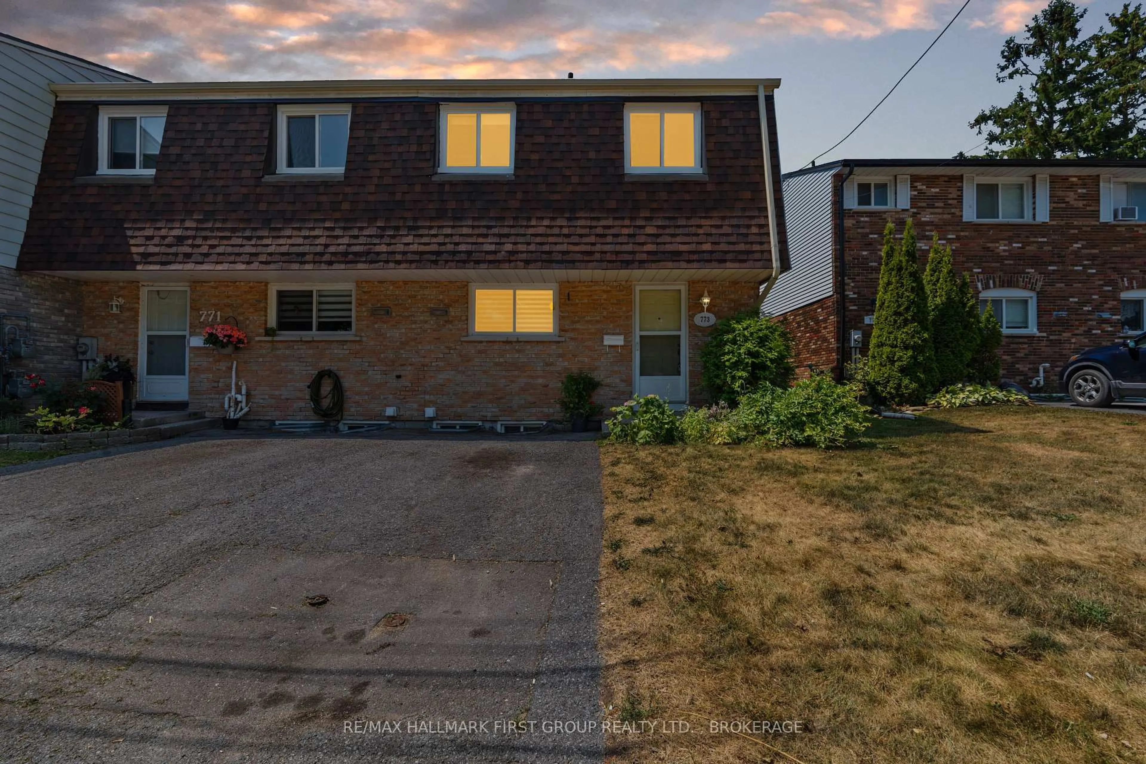 A pic from outside/outdoor area/front of a property/back of a property/a pic from drone, street for 773 Ashwood Dr #175, Kingston Ontario K7M 6X7