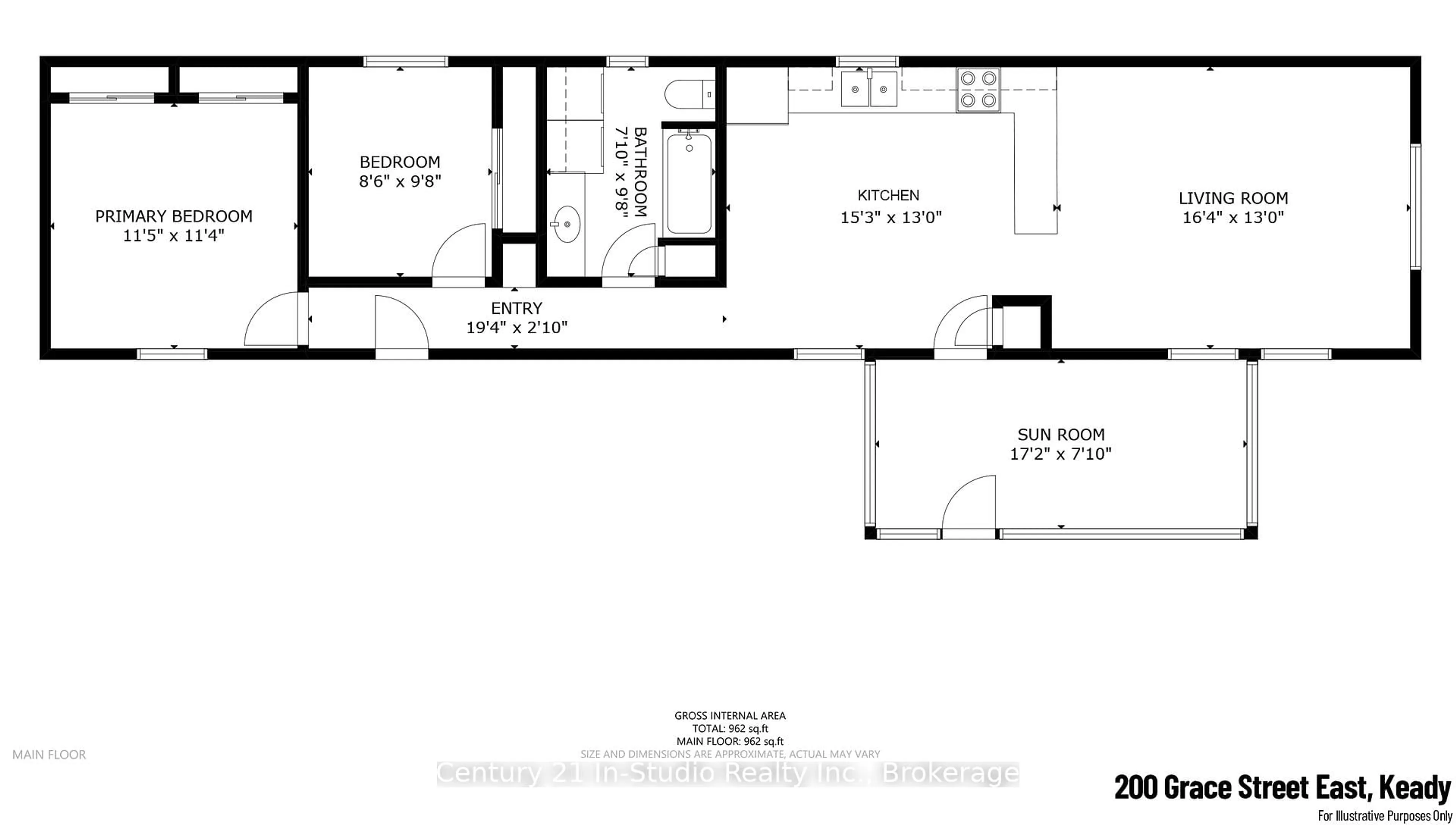 Floor plan for 200 Grace St, Georgian Bluffs Ontario N0H 2N0