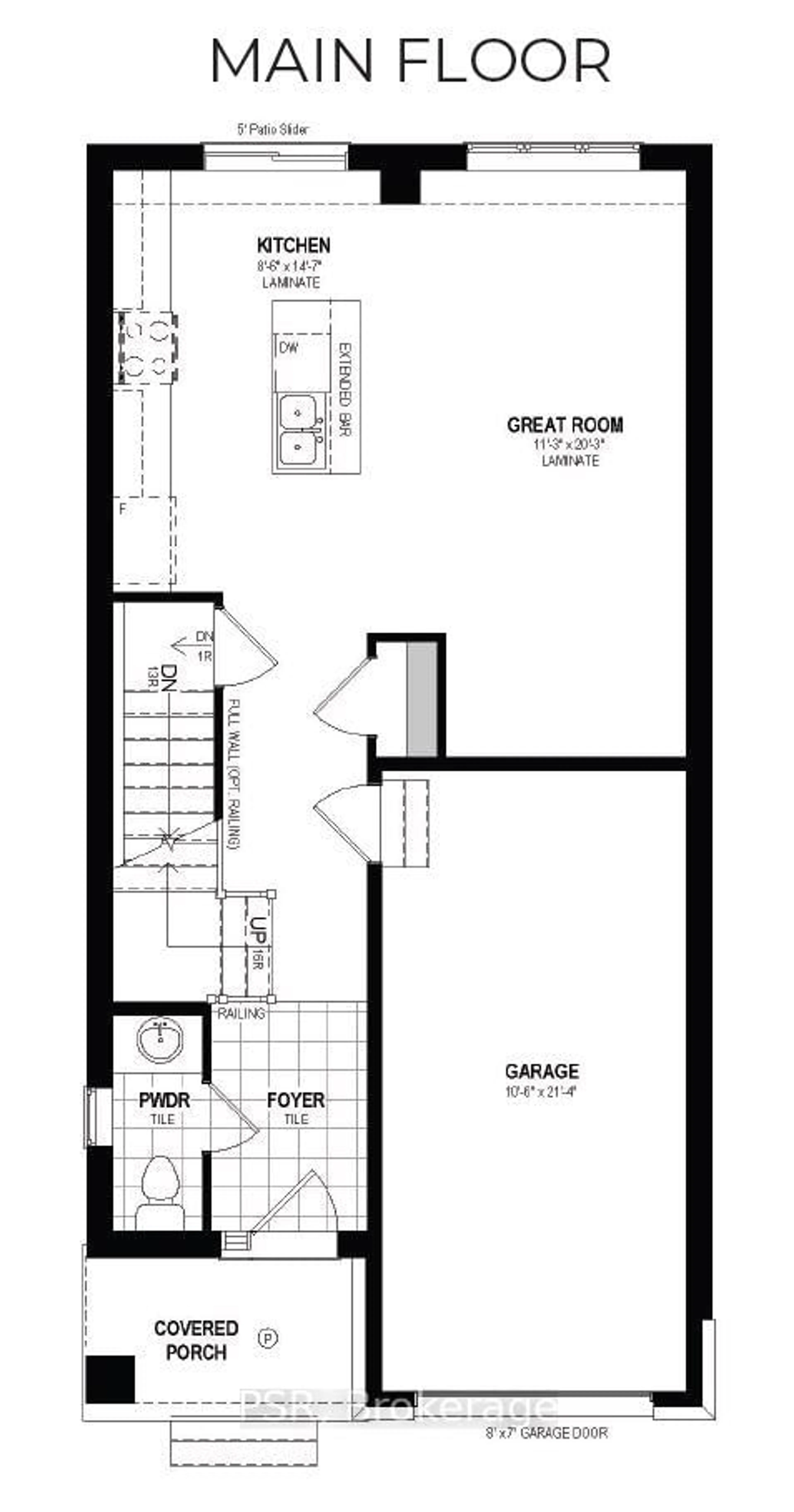 Floor plan for Lot 50 Rivergreen Cres, Cambridge Ontario N1S 0G1