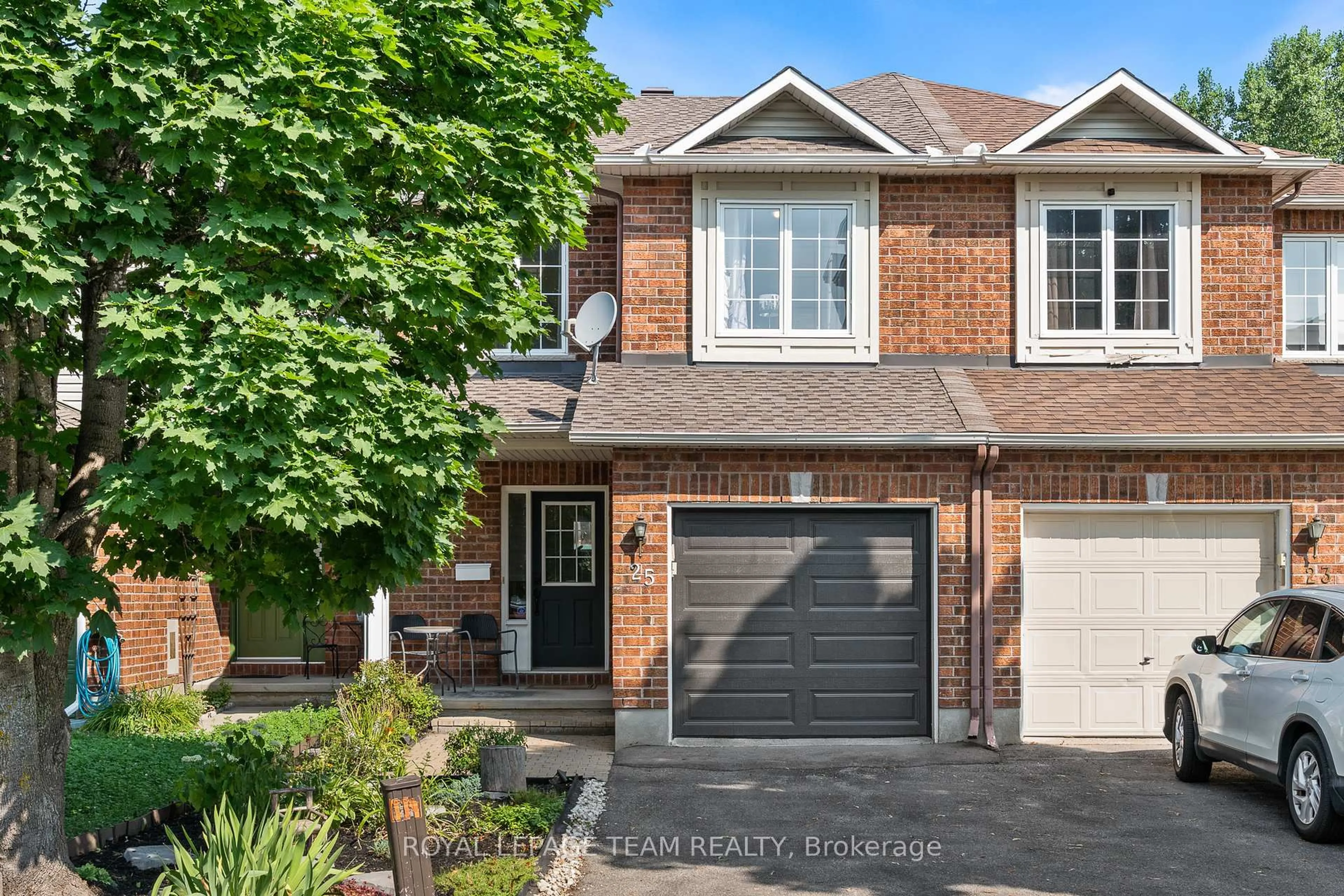 Home with brick exterior material, street for 25 Inverkip Ave, Ottawa Ontario K1T 4B7
