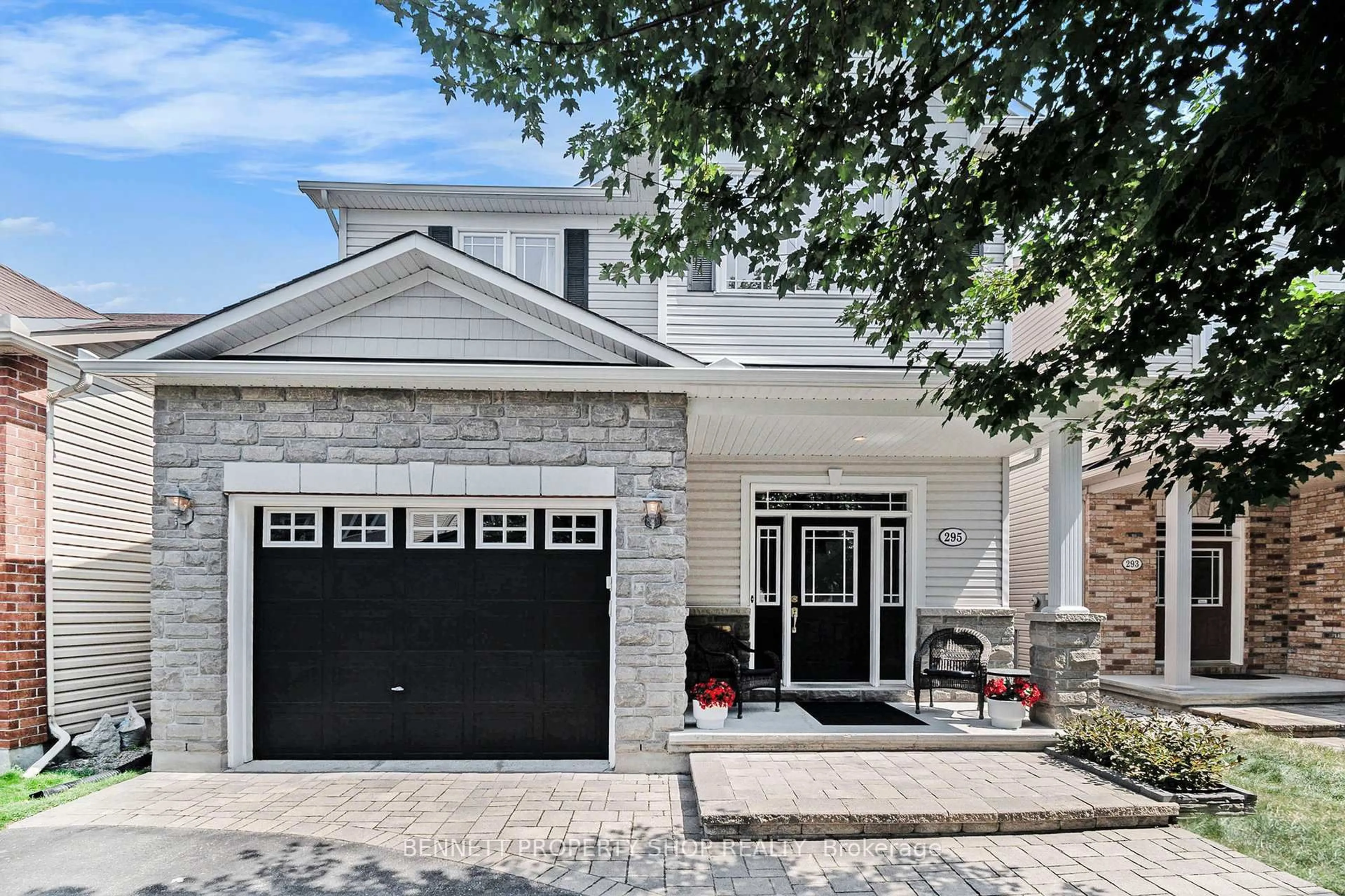 Home with brick exterior material, street for 295 Harthill Way, Ottawa Ontario K2J 0P3