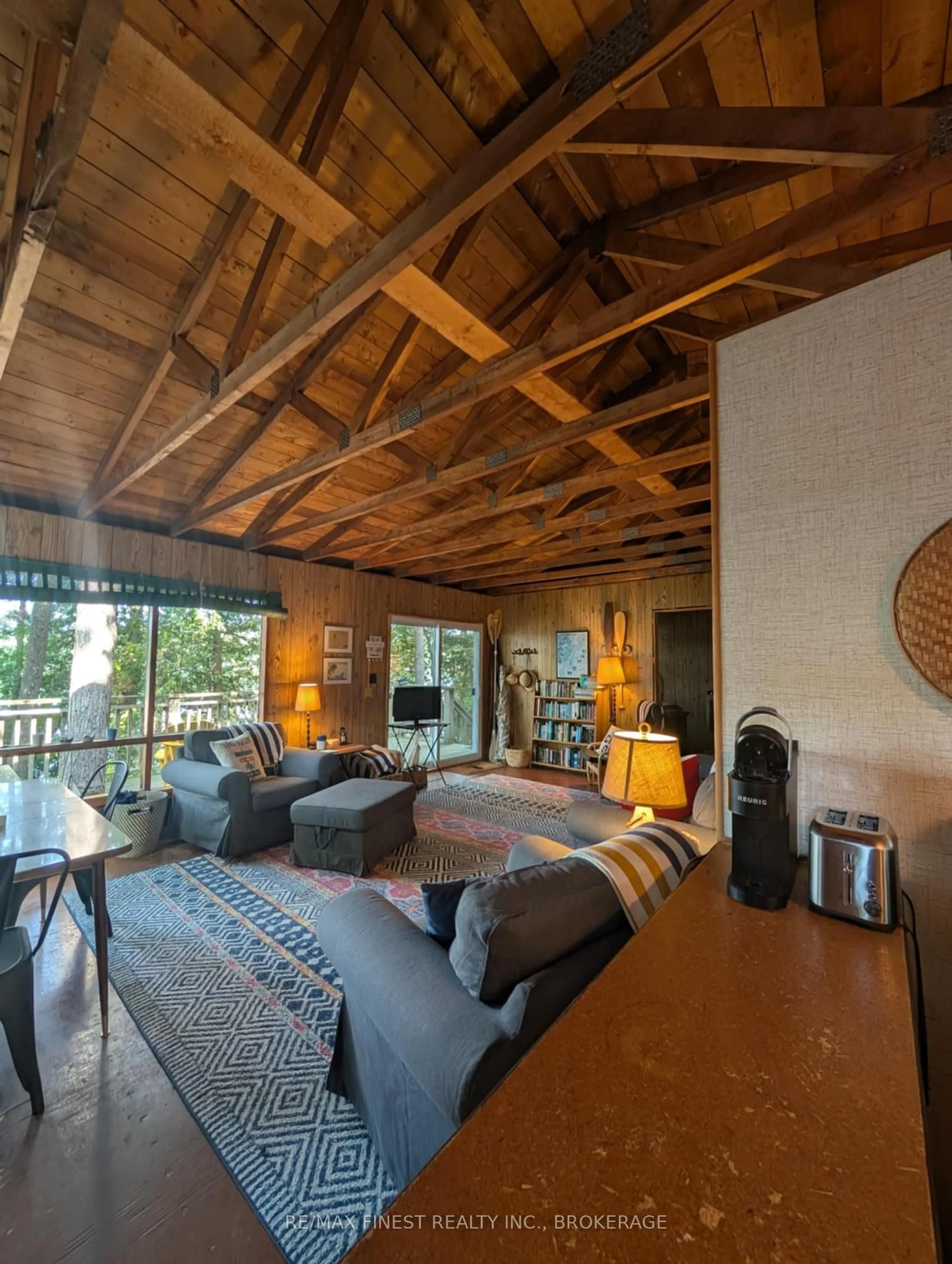 Living room with furniture, unknown for 2 Porcupine Island, Perth Road Ontario K0H 2L0