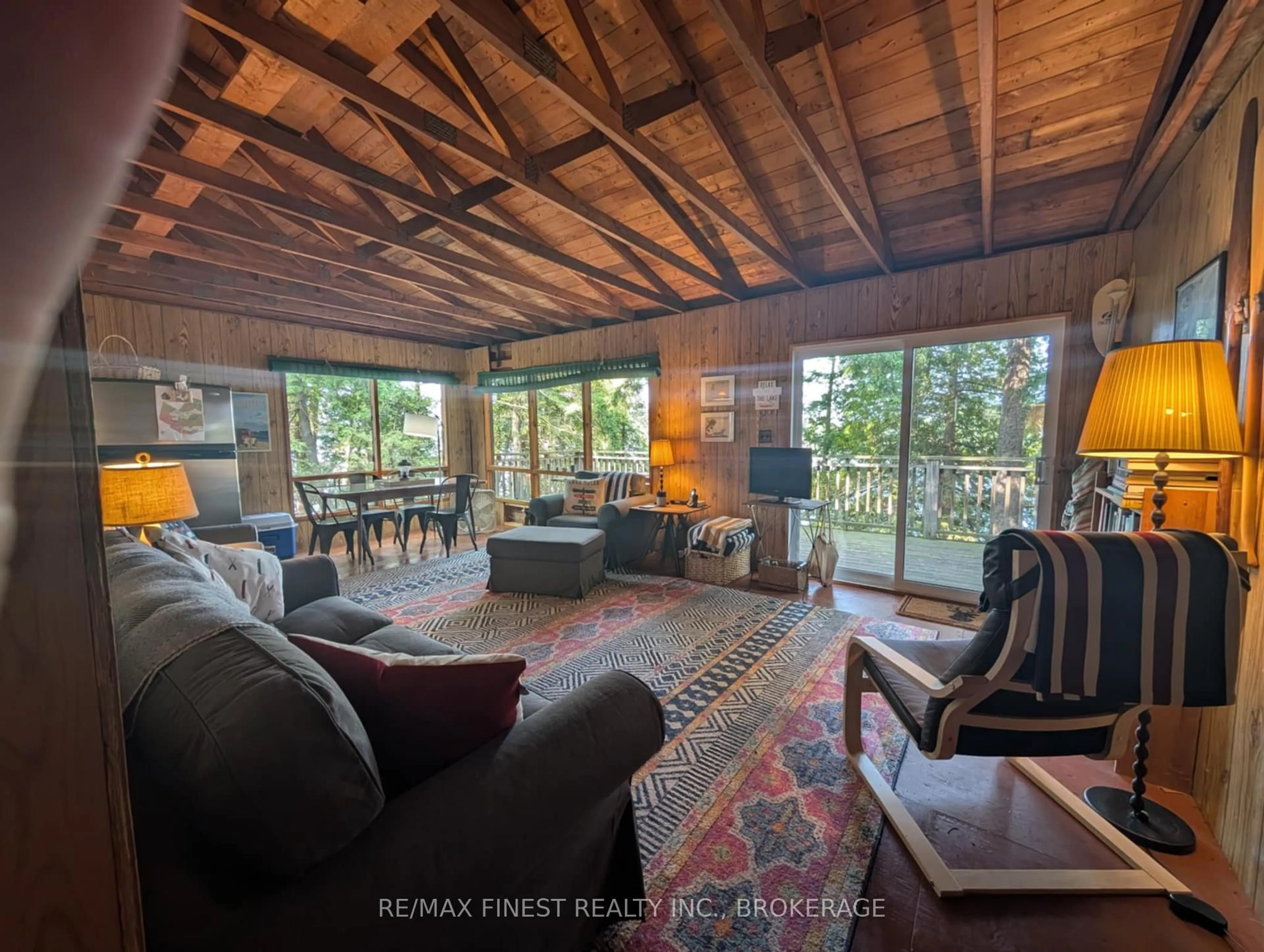 Living room with furniture, unknown for 2 Porcupine Island, Perth Road Ontario K0H 2L0