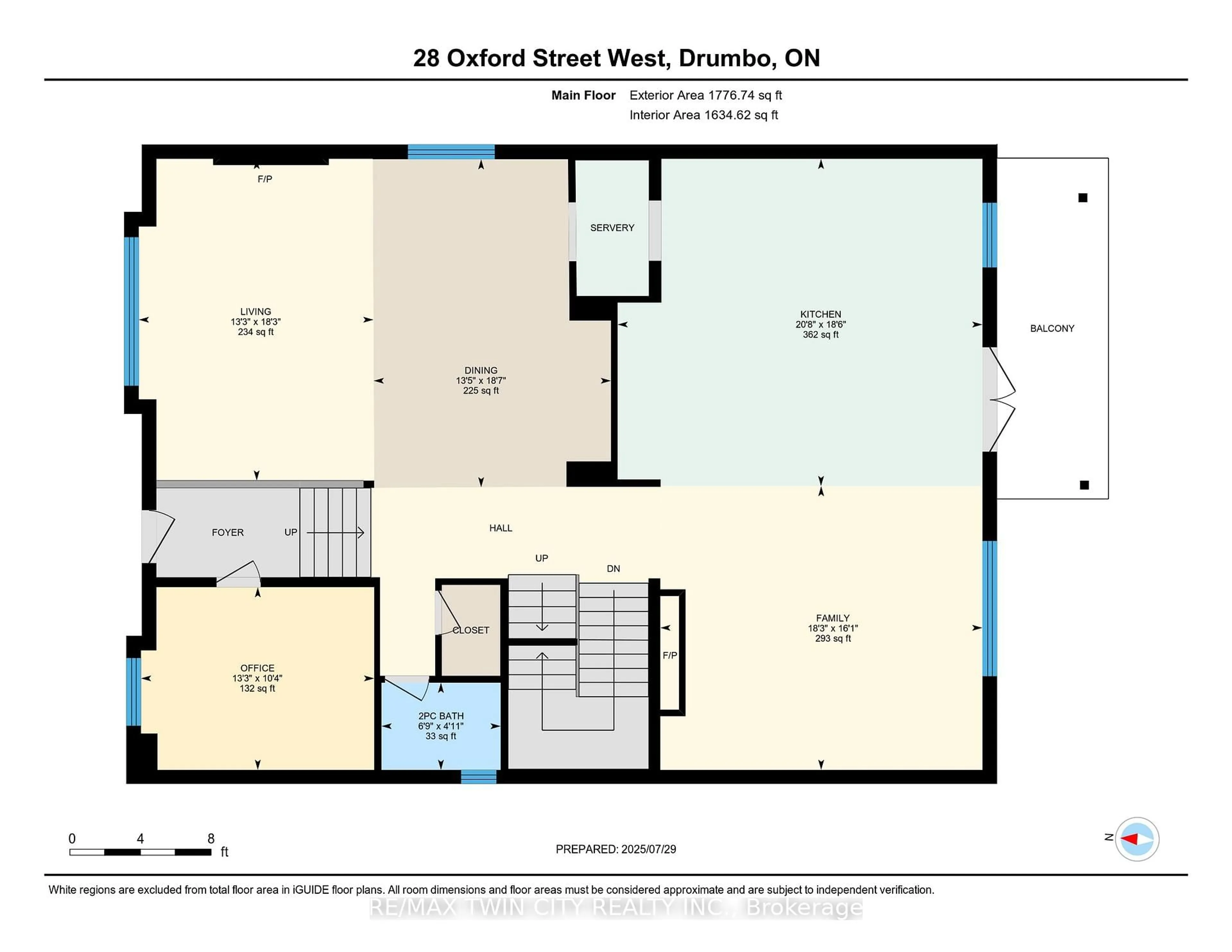 Floor plan for 28 Oxford St, Blandford-Blenheim Ontario N0J 1G0
