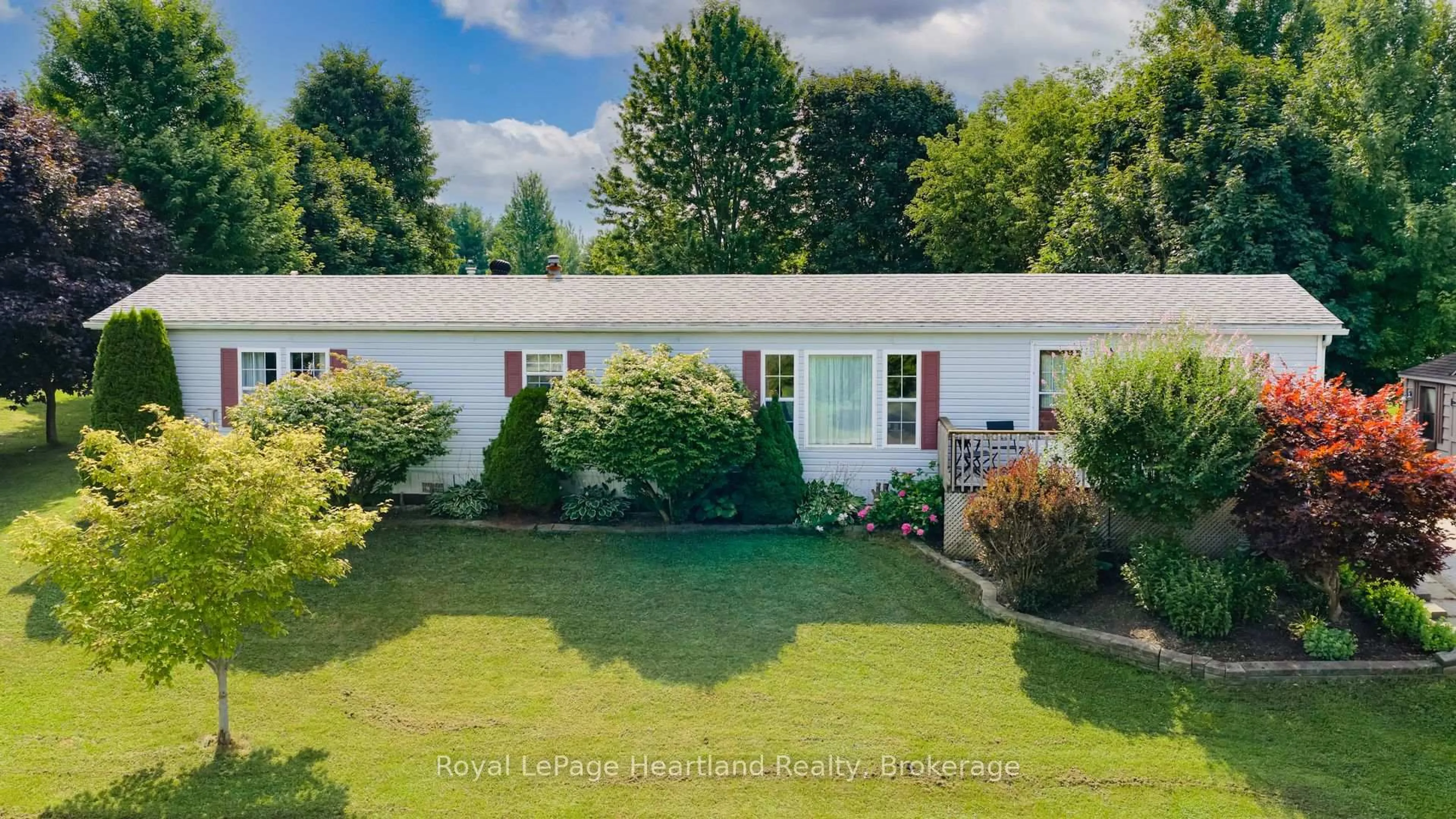A pic from outside/outdoor area/front of a property/back of a property/a pic from drone, street for 240 Hickory Lane, Perth East Ontario N5A 6S6