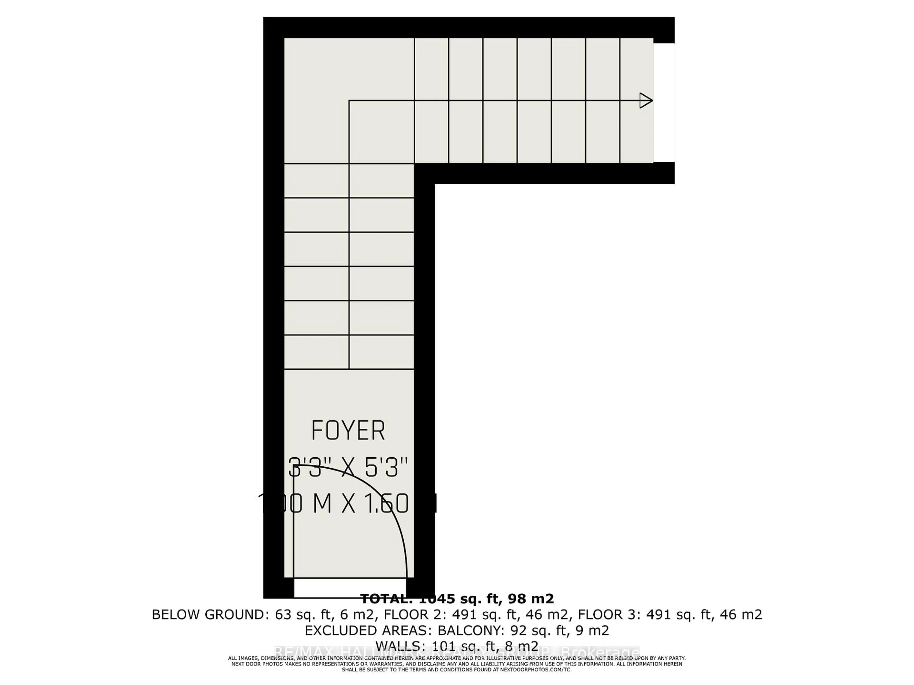 Floor plan for 450 Via Verona Ave #C, Ottawa Ontario K2J 6B3