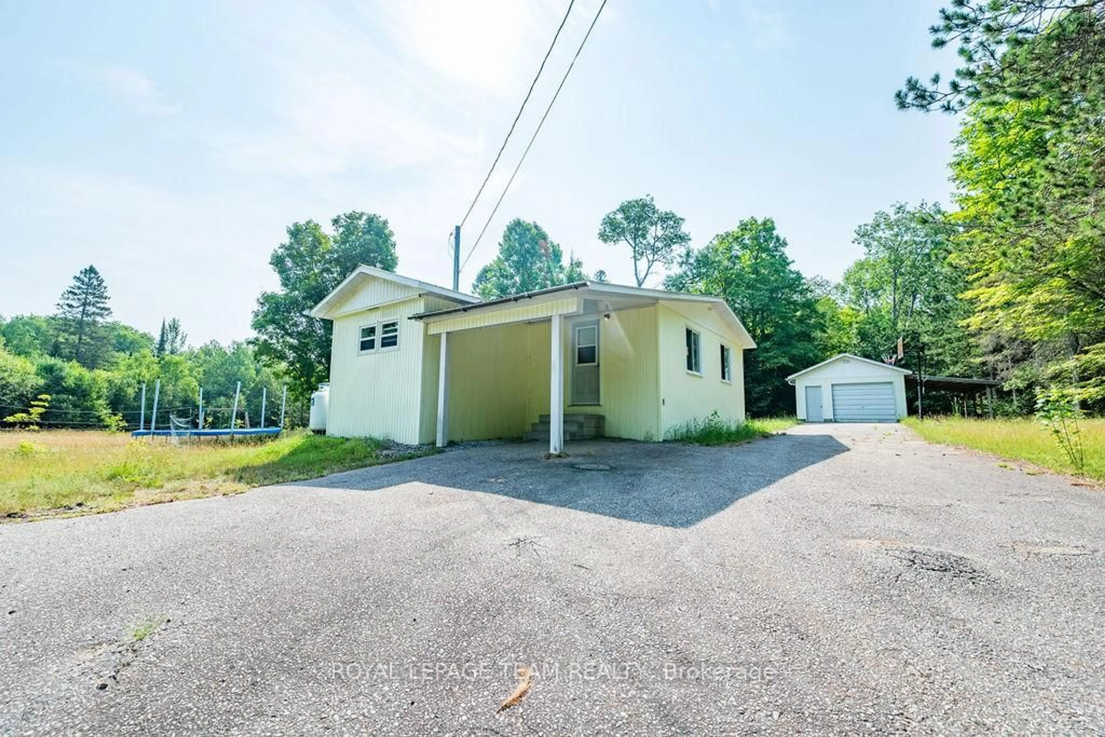 A pic from outside/outdoor area/front of a property/back of a property/a pic from drone, unknown for 7300 Highway #127 Highway, South Algonquin Ontario K0J 2M0