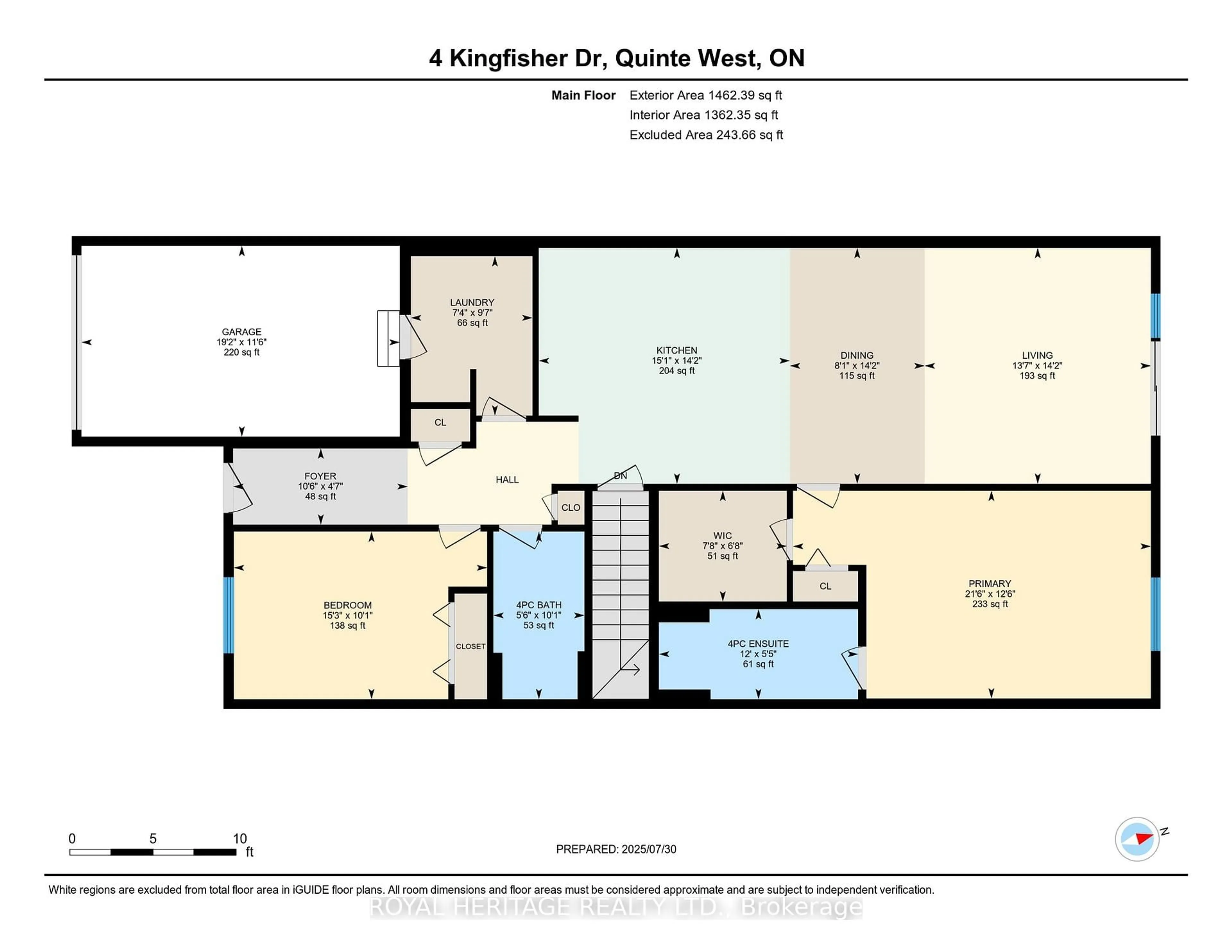 Floor plan for 4 Kingfisher Dr, Quinte West Ontario K8V 0A6
