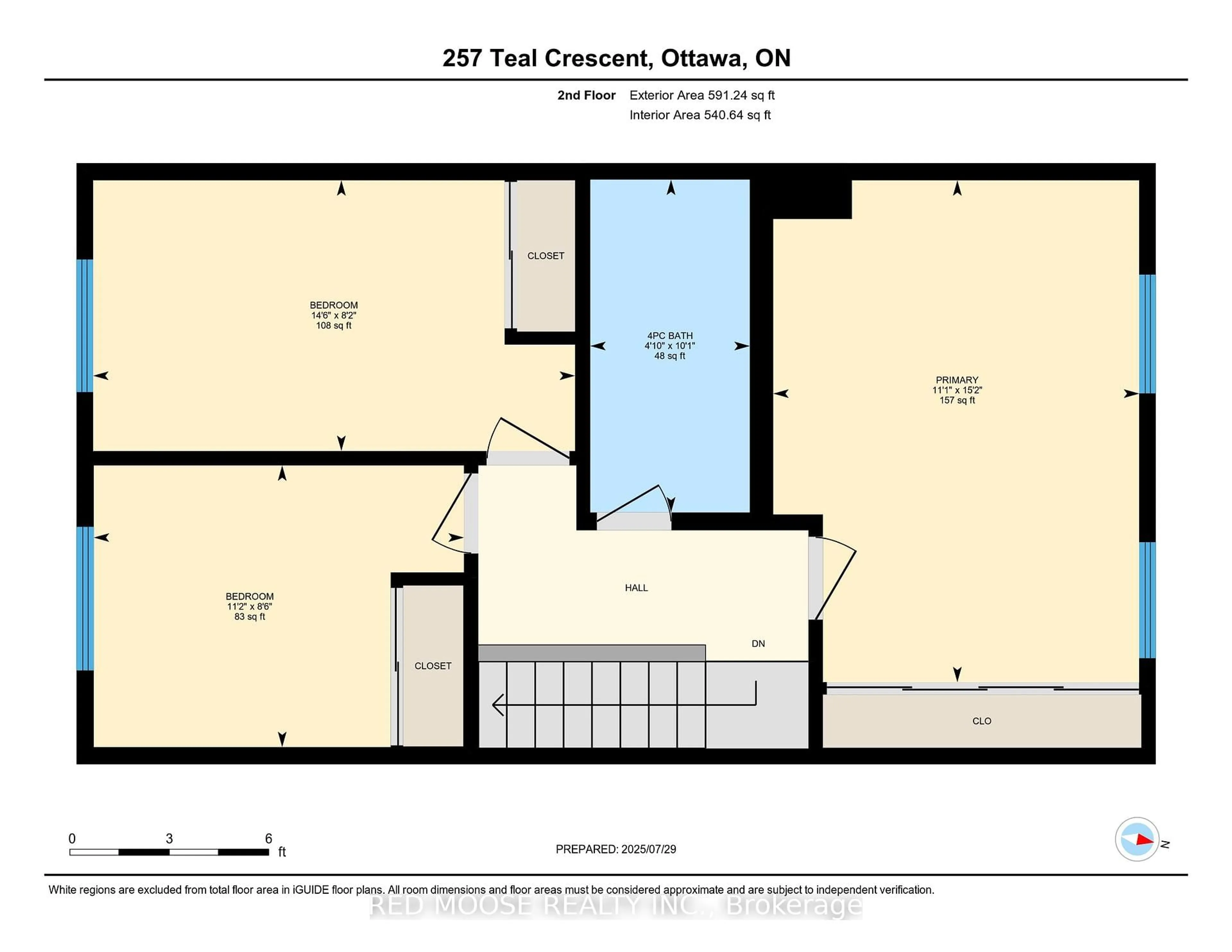 Floor plan for 257 Teal Cres, Orleans Ontario K1E 2C3