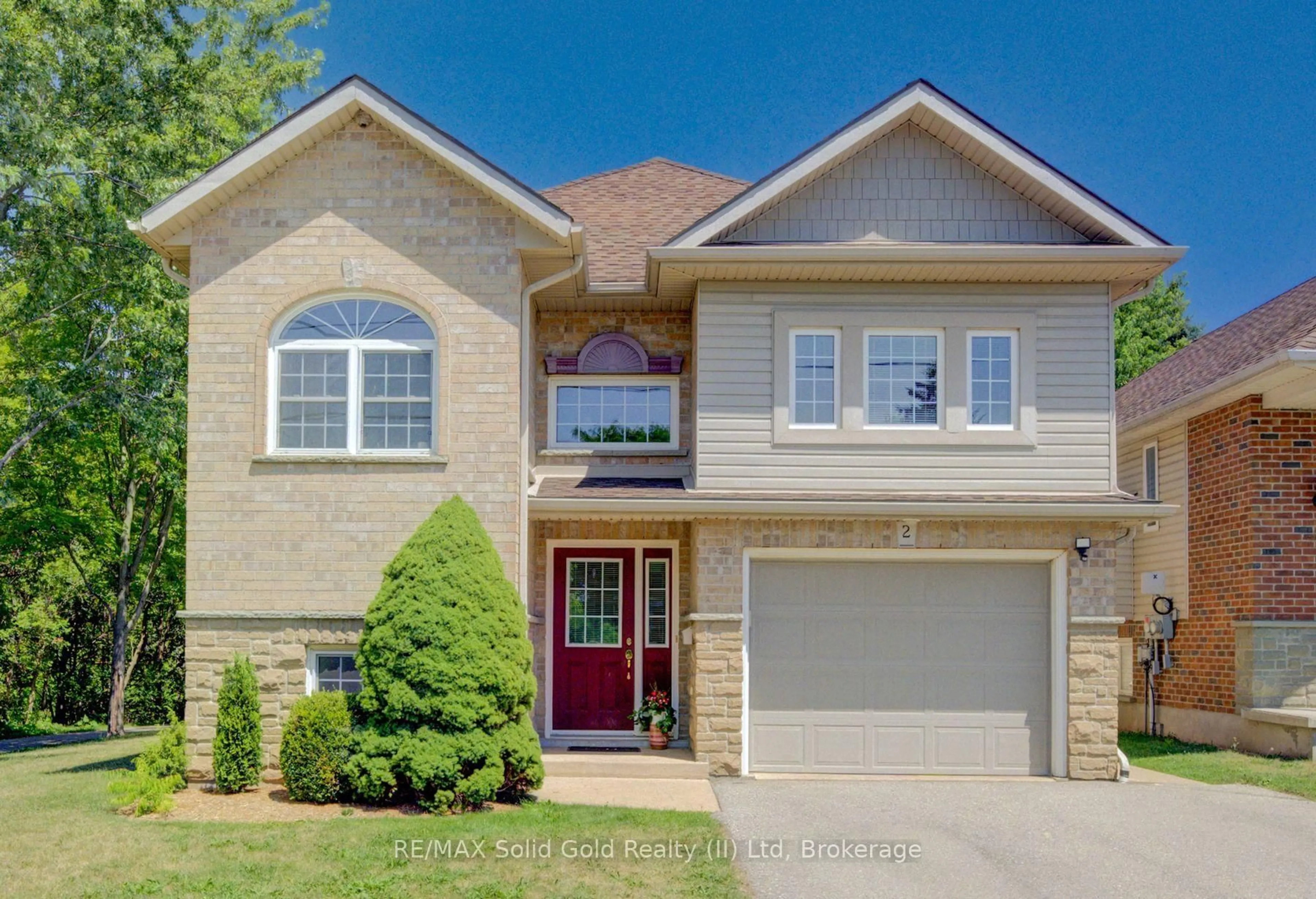 Home with brick exterior material, street for 2 Smetana Dr, Kitchener Ontario N2B 3B8