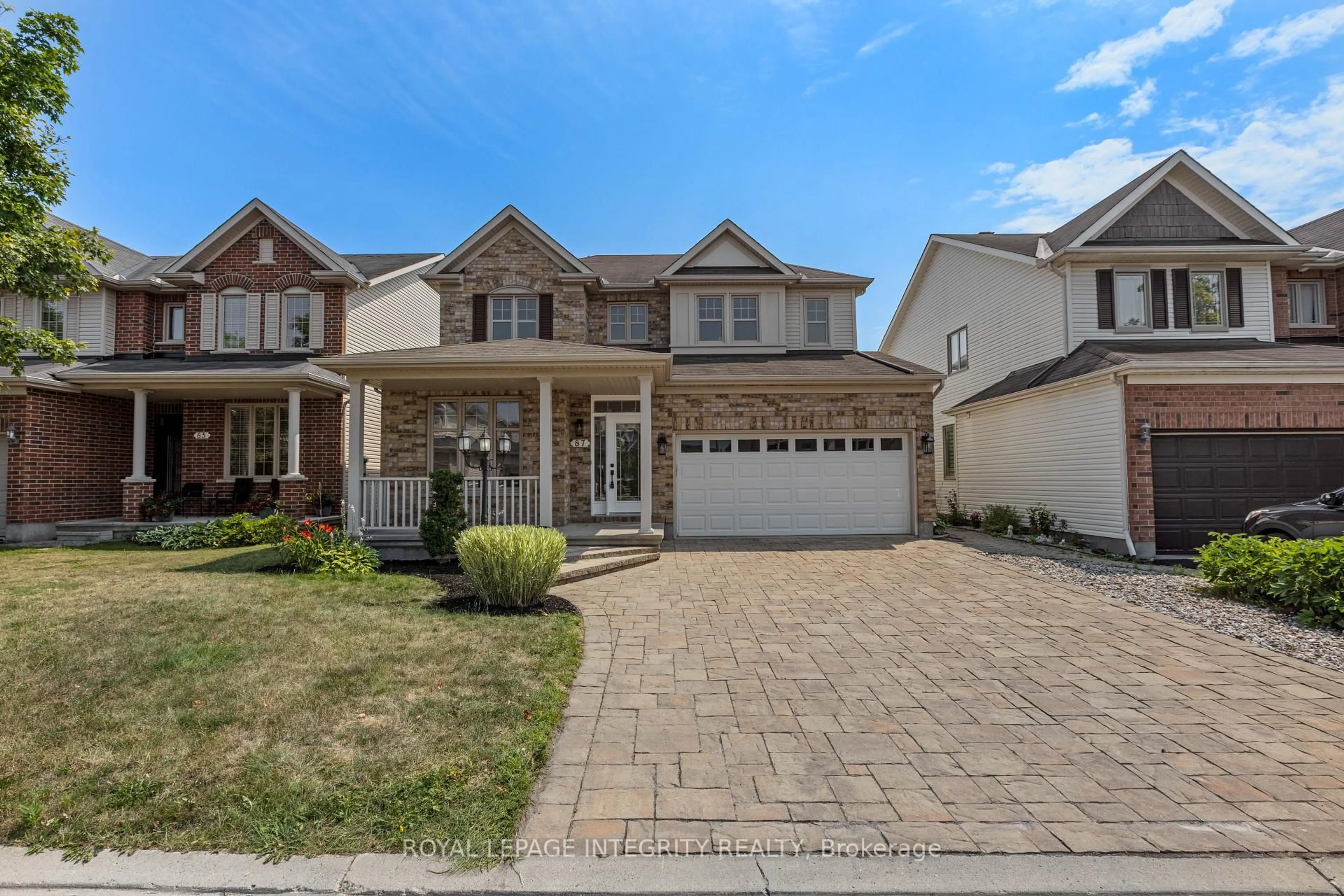 Home with brick exterior material, street for 87 Rodeo Dr, Ottawa Ontario K2J 5K2