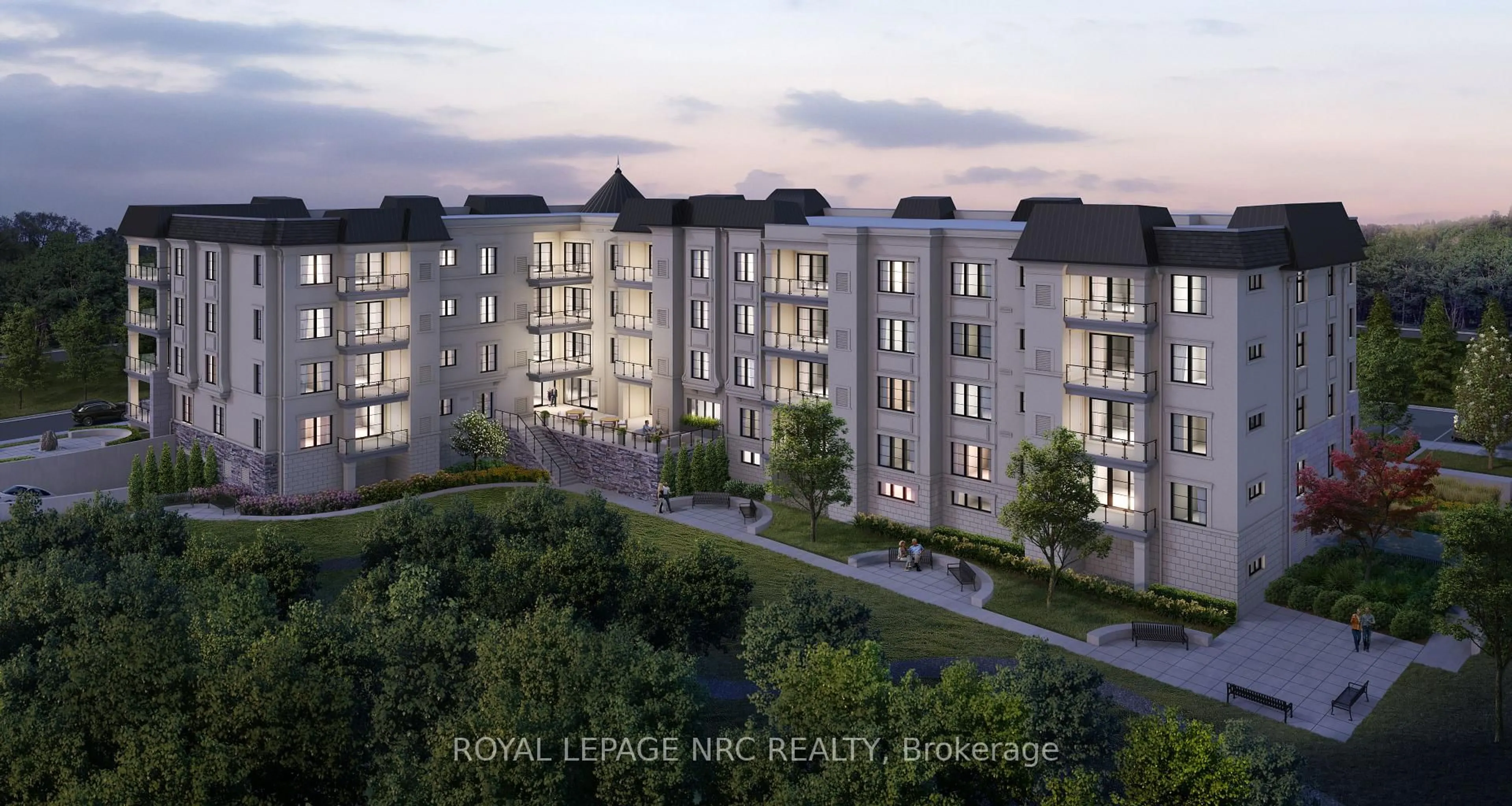 A pic from outside/outdoor area/front of a property/back of a property/a pic from drone, unknown for 2 Arbourvale Common #409, St. Catharines Ontario L2T 2Z9