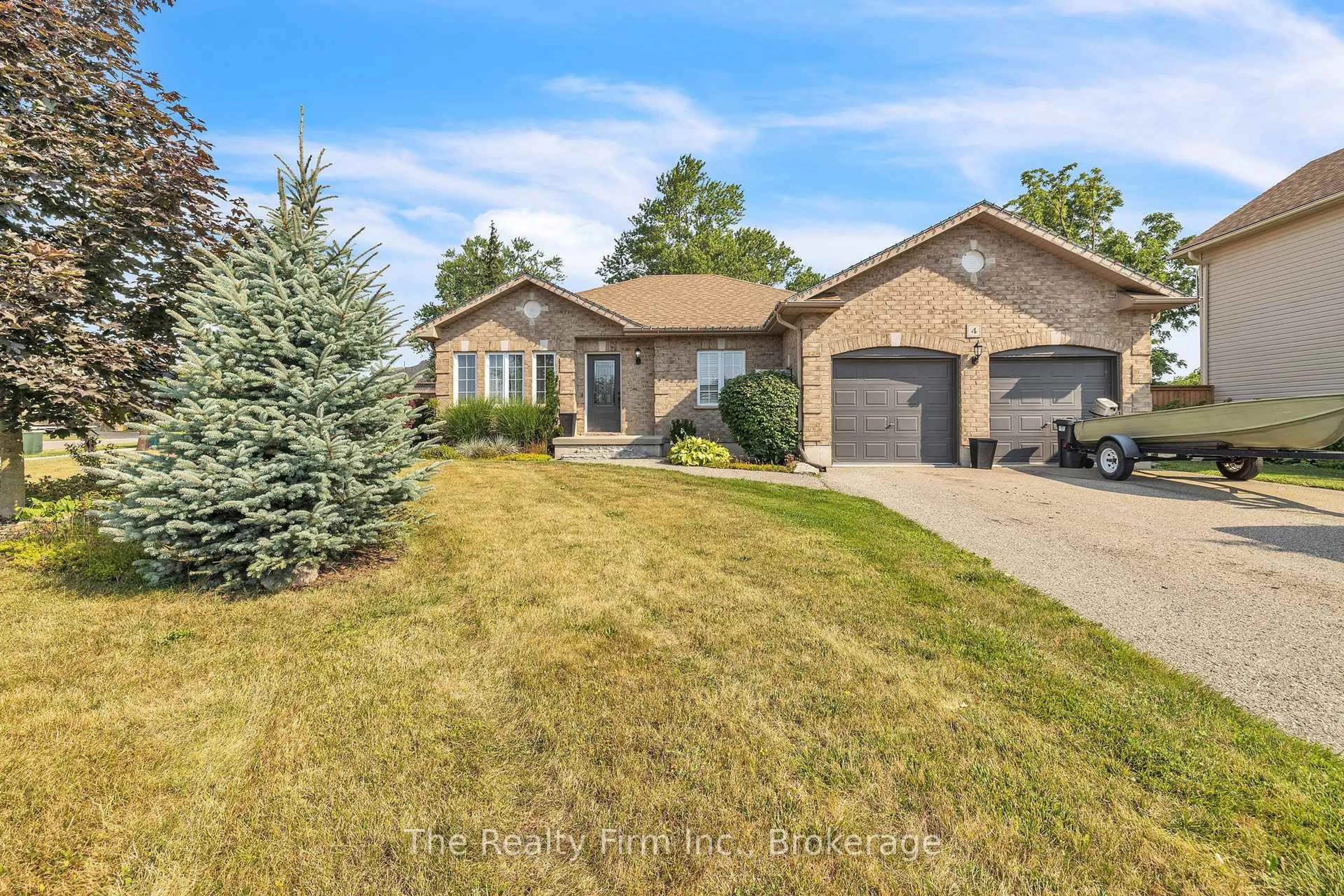 Home with brick exterior material, street for 4 Tompkins Crt, Norwich Ontario N0J 1P0