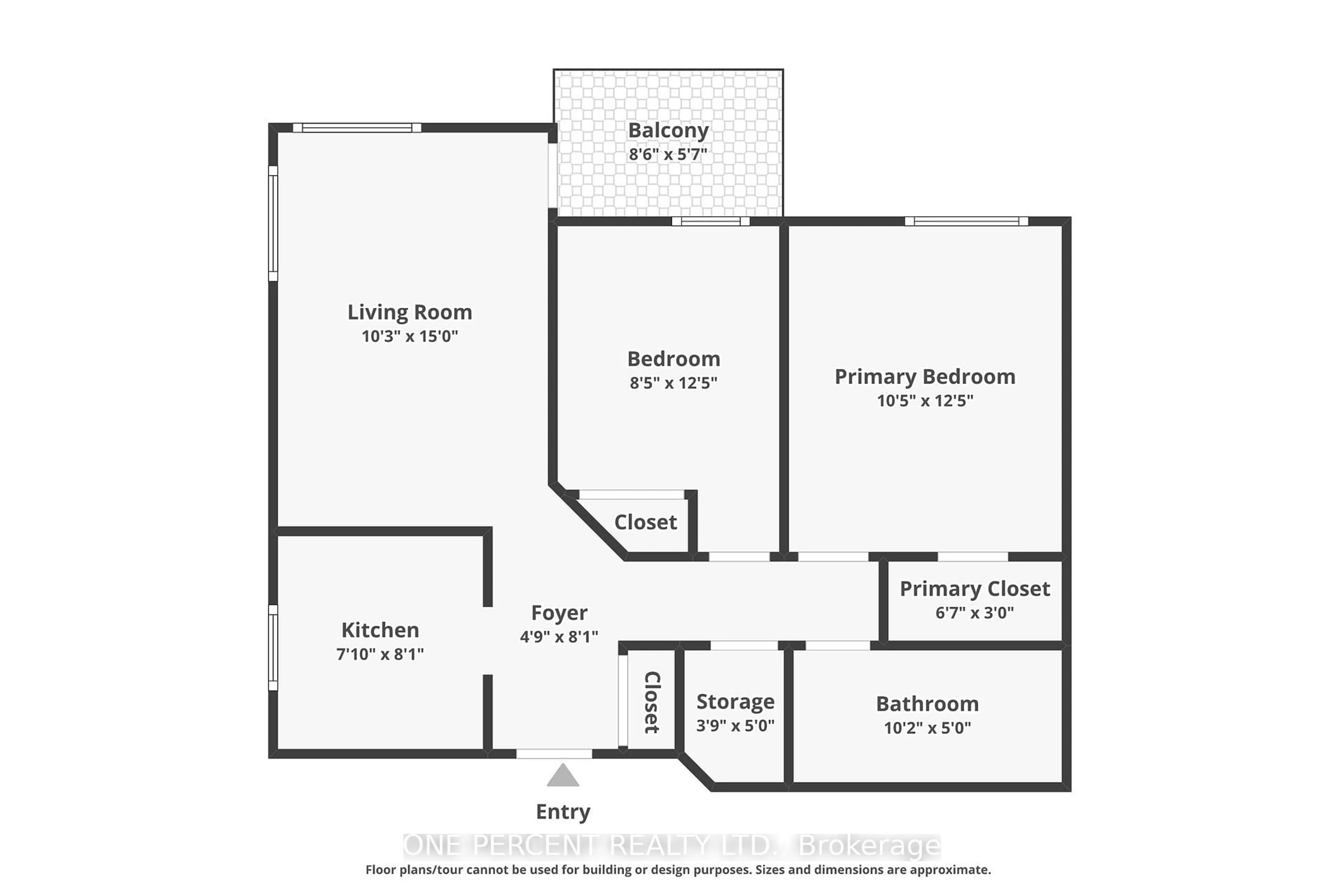 Floor plan for 345 Centrum Blvd #201, Ottawa Ontario K1E 3W9
