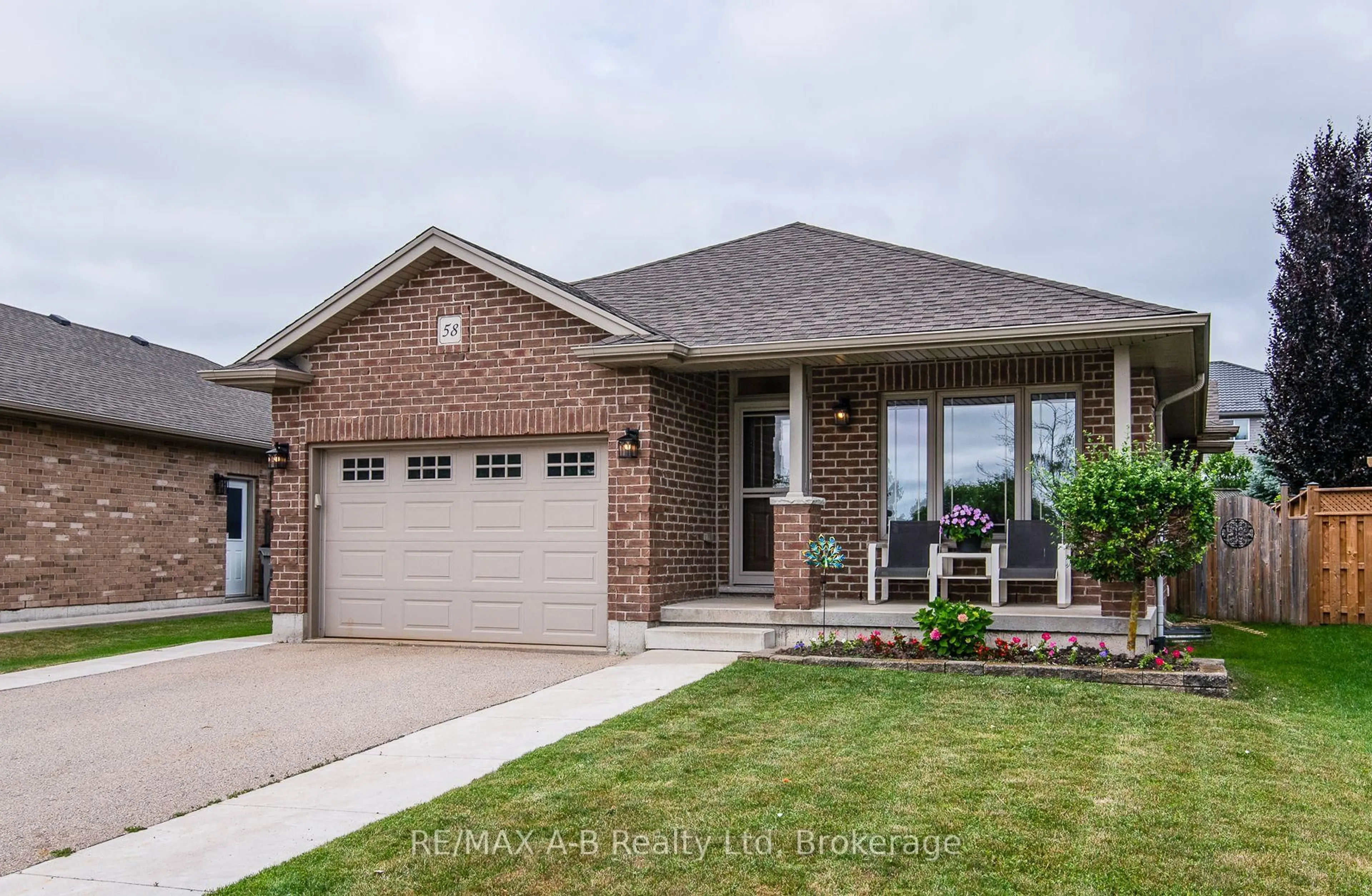 Home with brick exterior material, street for 58 HOMEFIELD Crt, St. Marys Ontario N4X 0A4