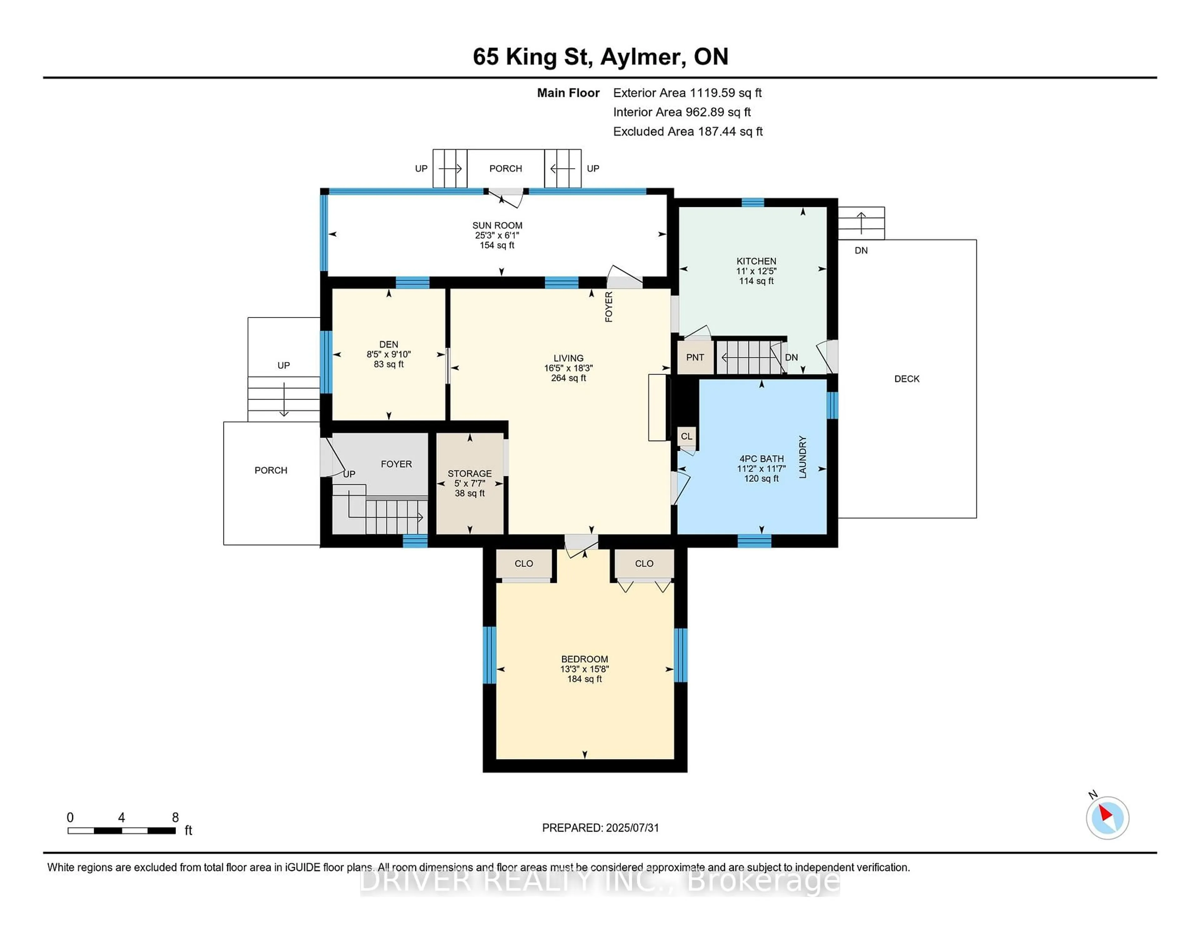 Floor plan for 65 King St, Aylmer Ontario N5H 2A2