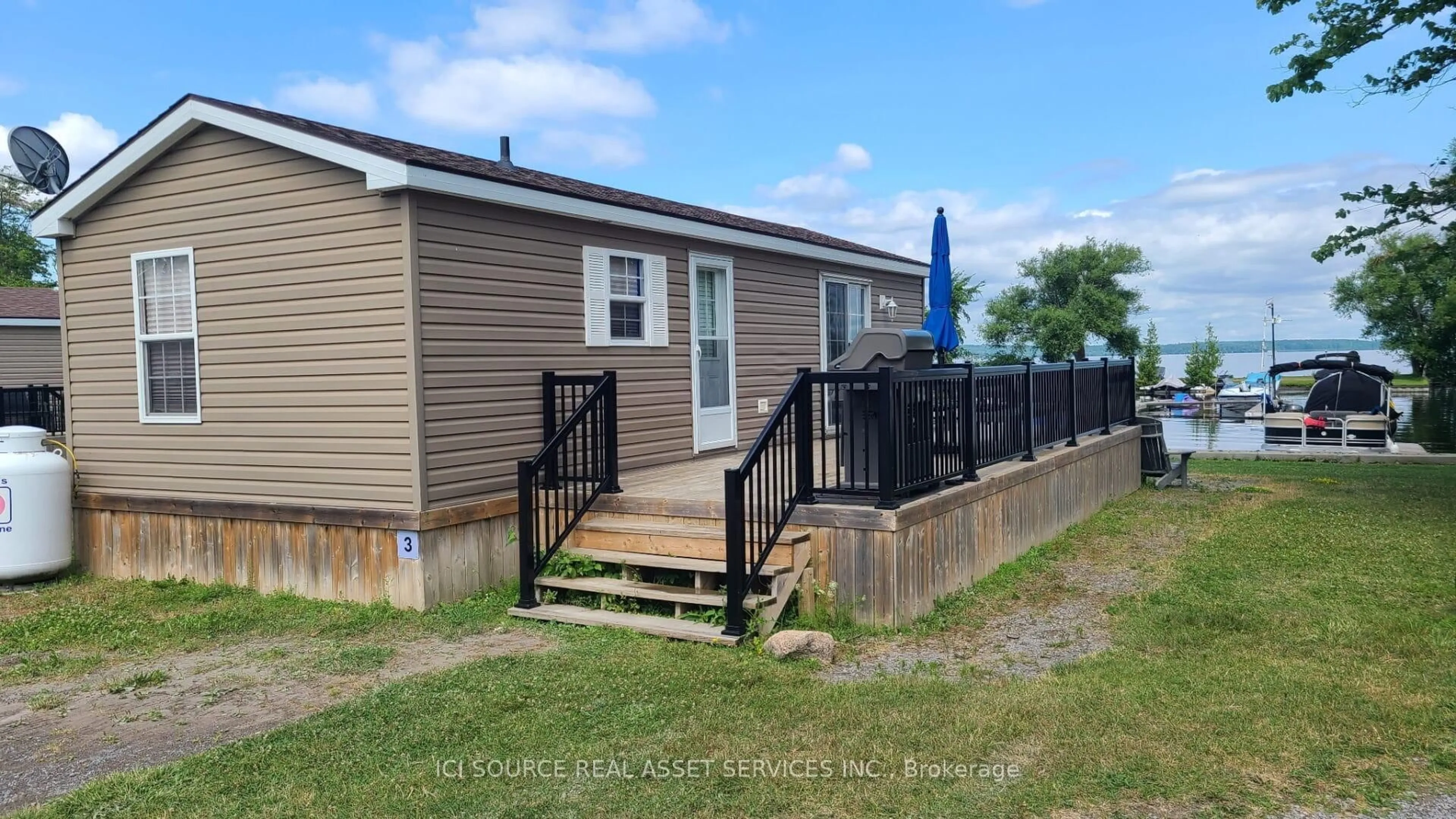 Home with vinyl exterior material, water/lake/river/ocean view for 7100 County Rd 18 #SBR03, Alnwick/Haldimand Ontario K0K 2X0