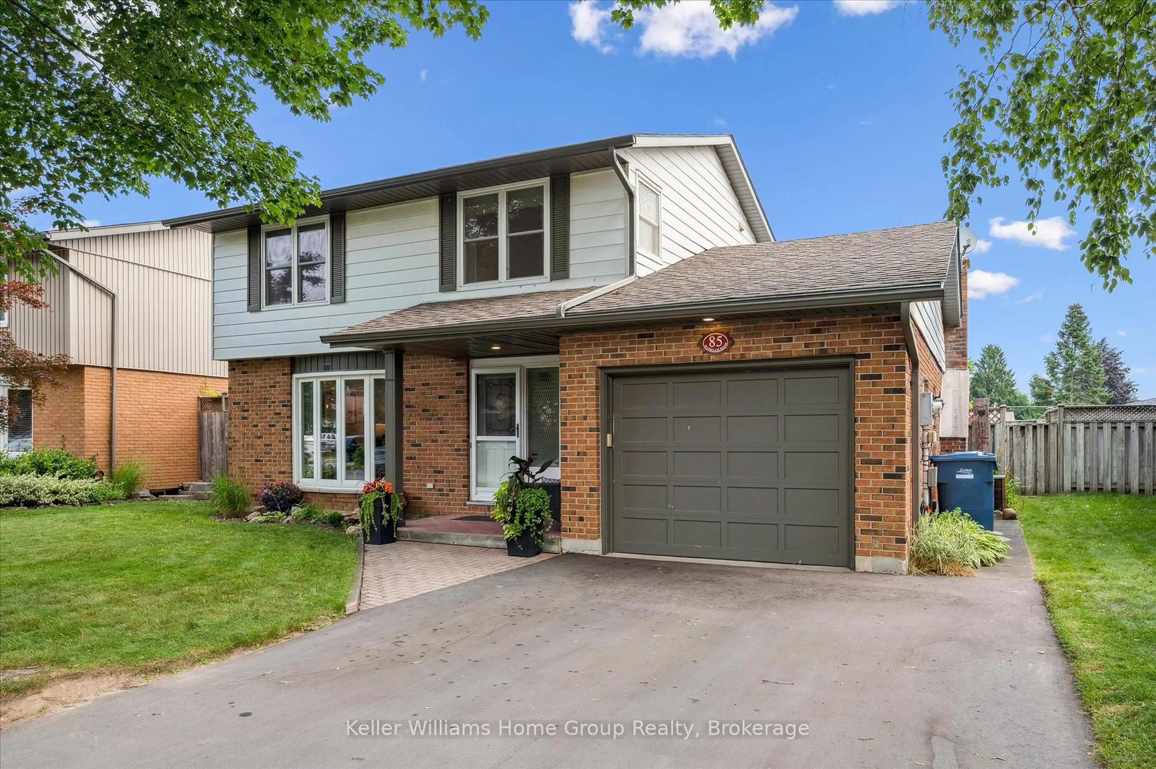 Home with brick exterior material, street for 85 Marksam Rd, Guelph Ontario N1H 6T1