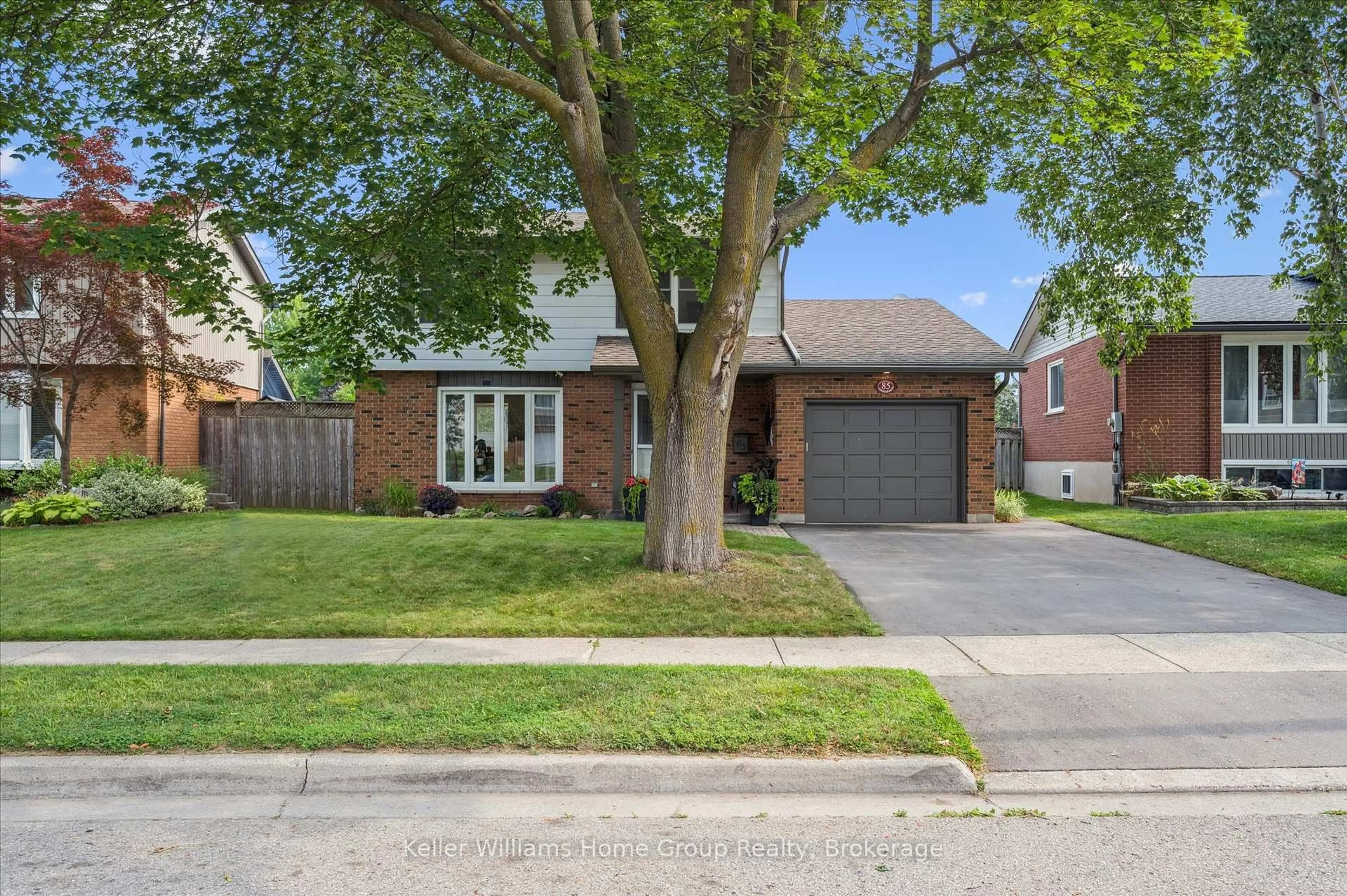 Home with brick exterior material, street for 85 Marksam Rd, Guelph Ontario N1H 6T1