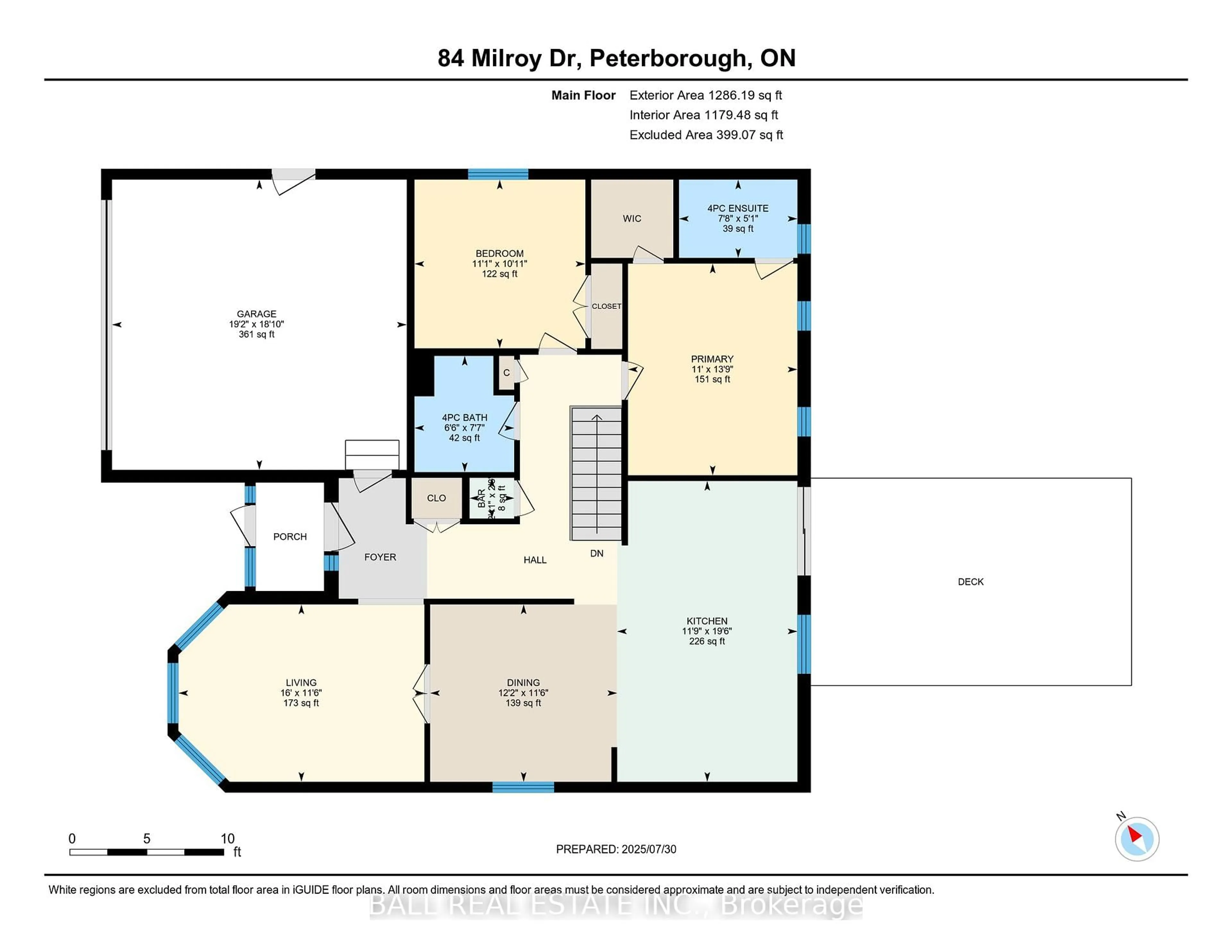 Floor plan for 84 Milroy Dr, Peterborough North Ontario K9H 7T2