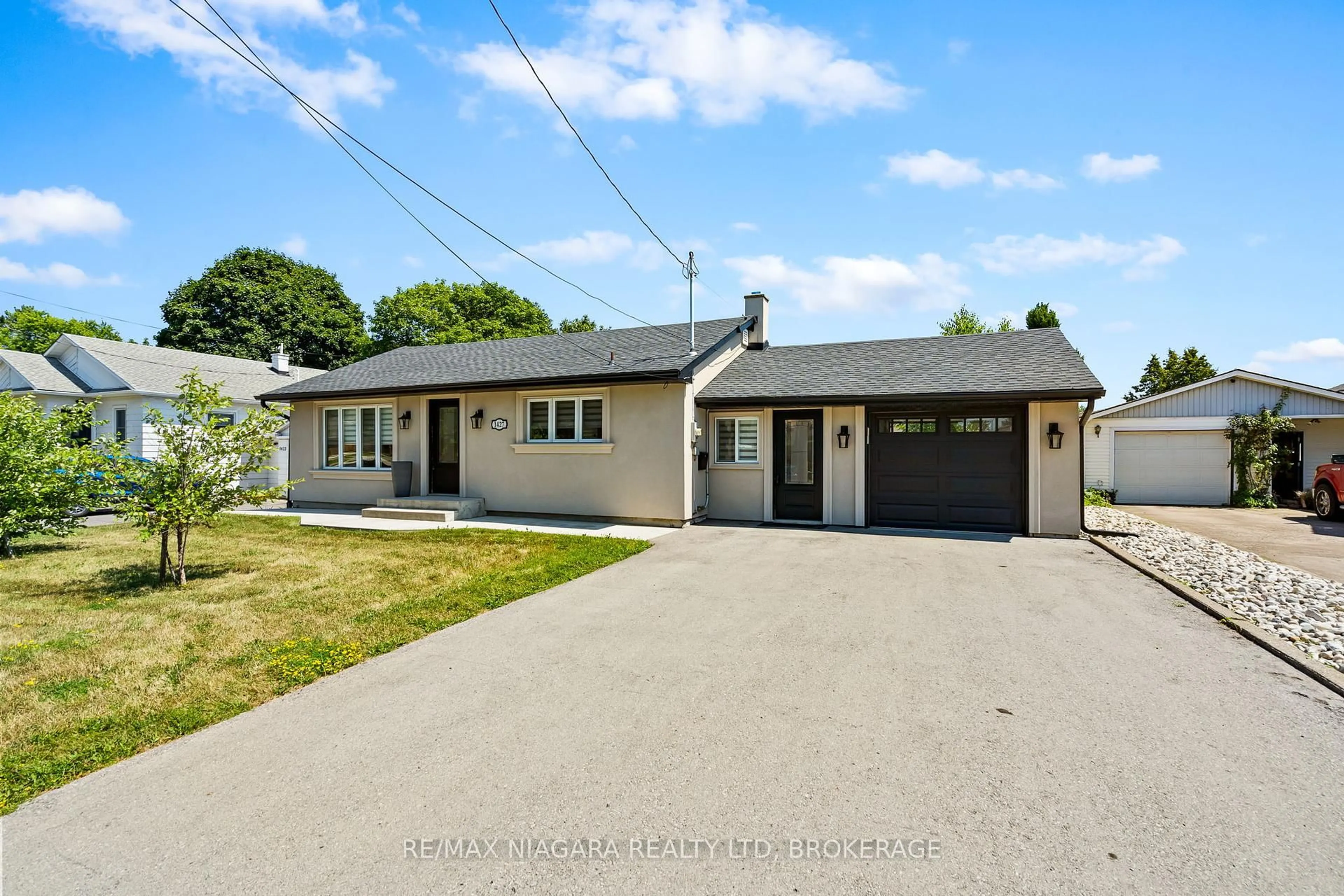 A pic from outside/outdoor area/front of a property/back of a property/a pic from drone, street for 1427 Niagara Stone Rd, Niagara-on-the-Lake Ontario L0S 1T0