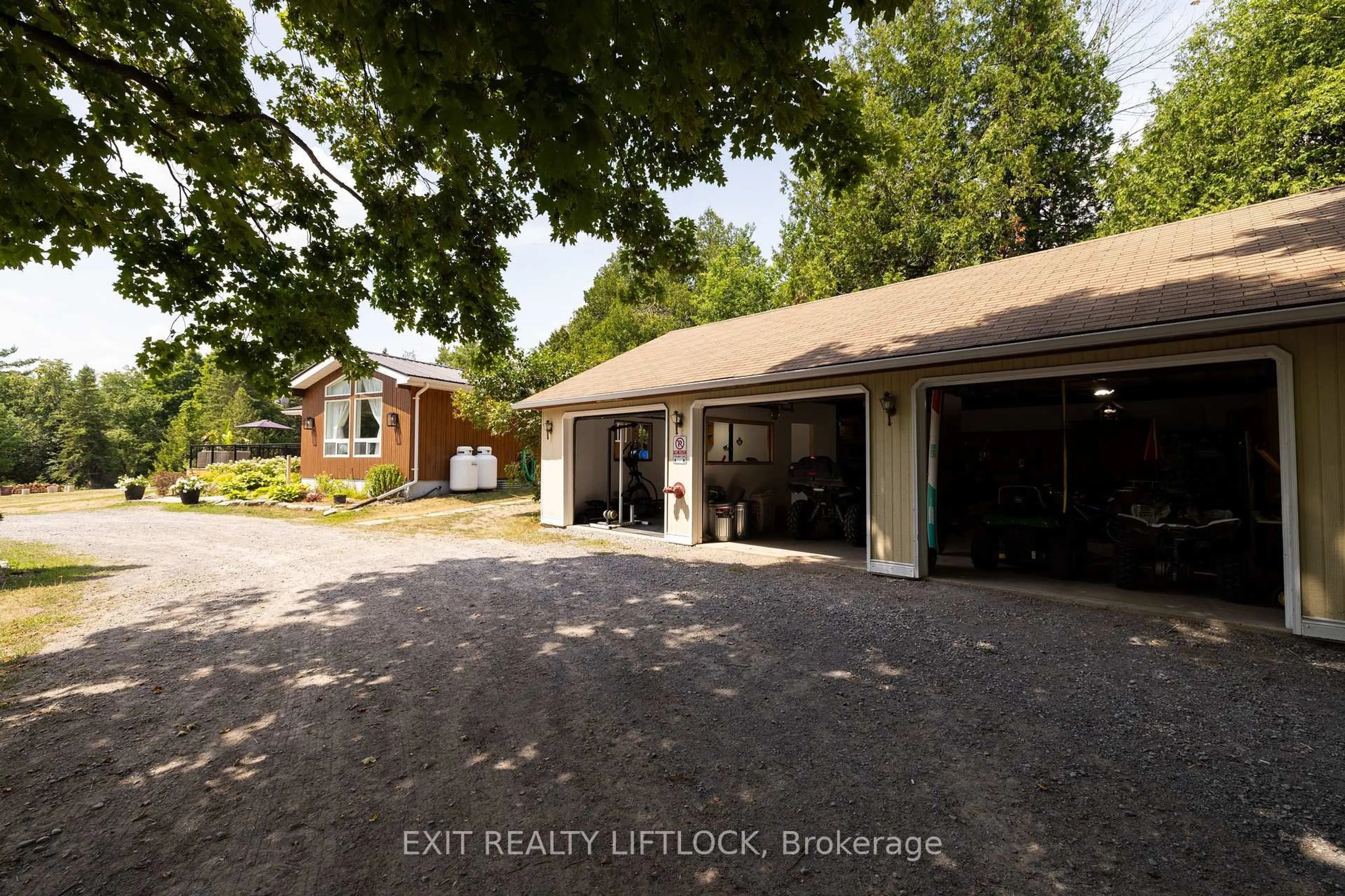 A pic from outside/outdoor area/front of a property/back of a property/a pic from drone, street for 1430 Drysdale Rd, Asphodel-Norwood Ontario K0L 2V0