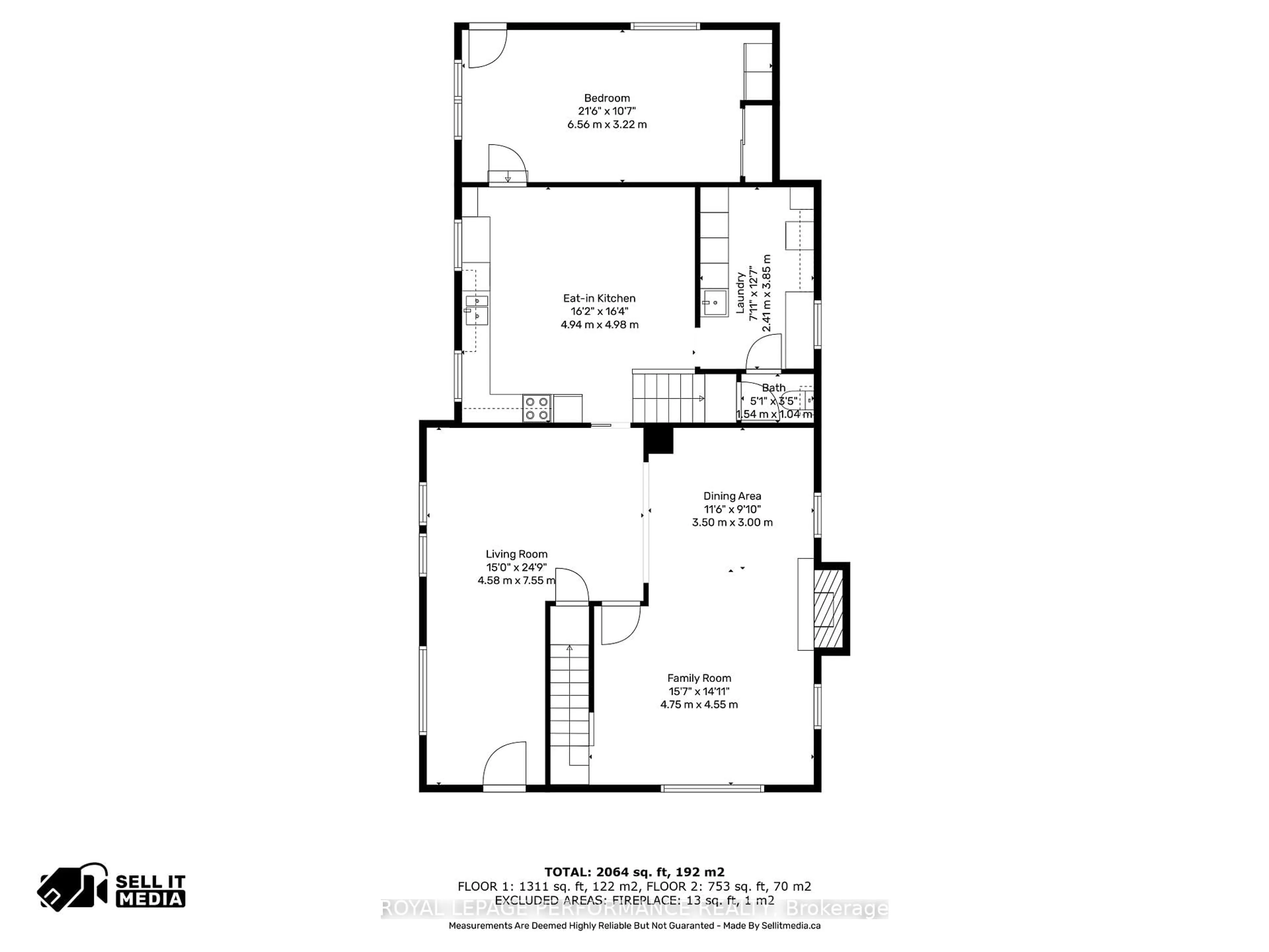 Floor plan for 72 Longueuil St, Champlain Ontario L1R 3H1