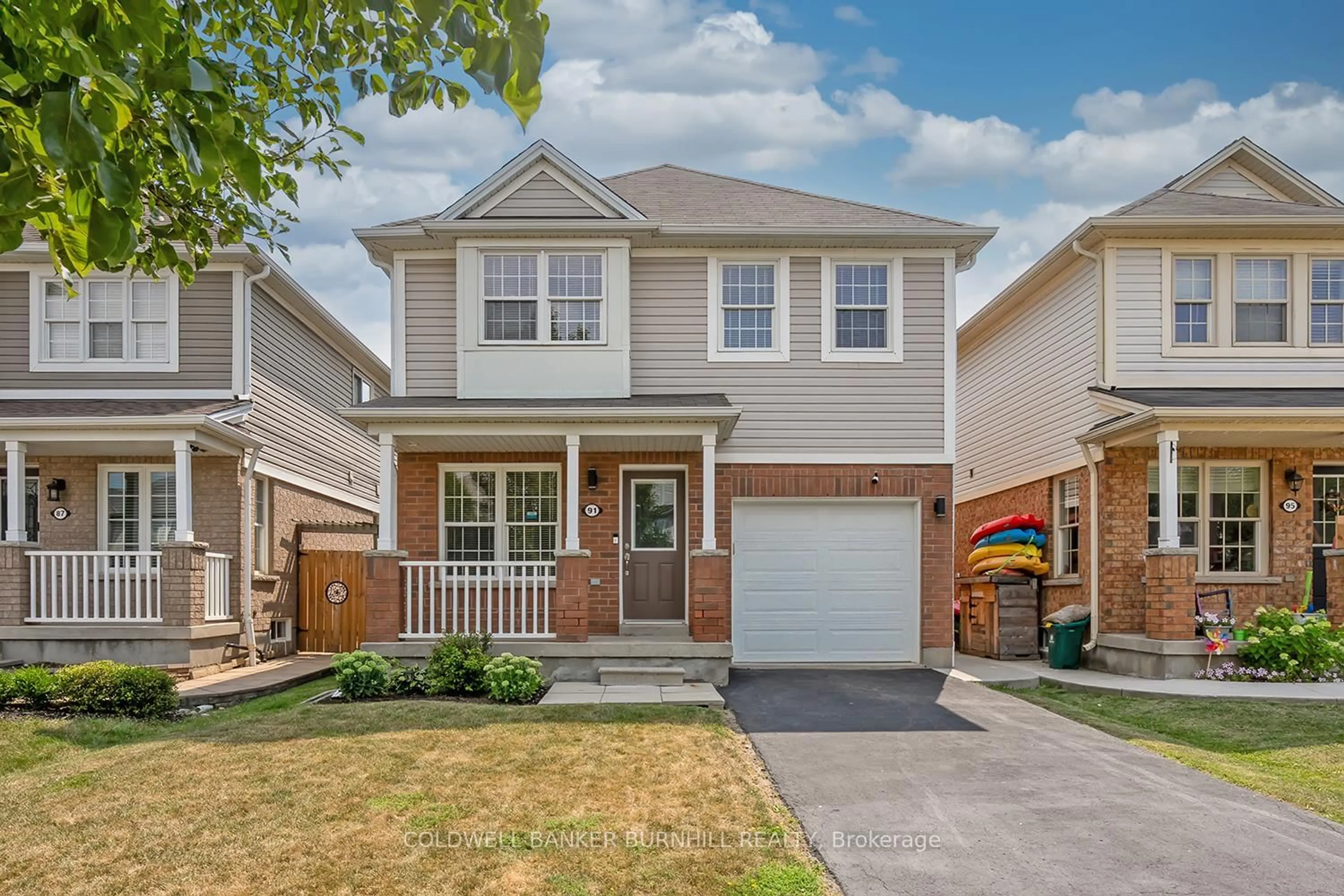 Home with brick exterior material, street for 91 Cleghorn Dr, Hamilton Ontario L0R 1C0