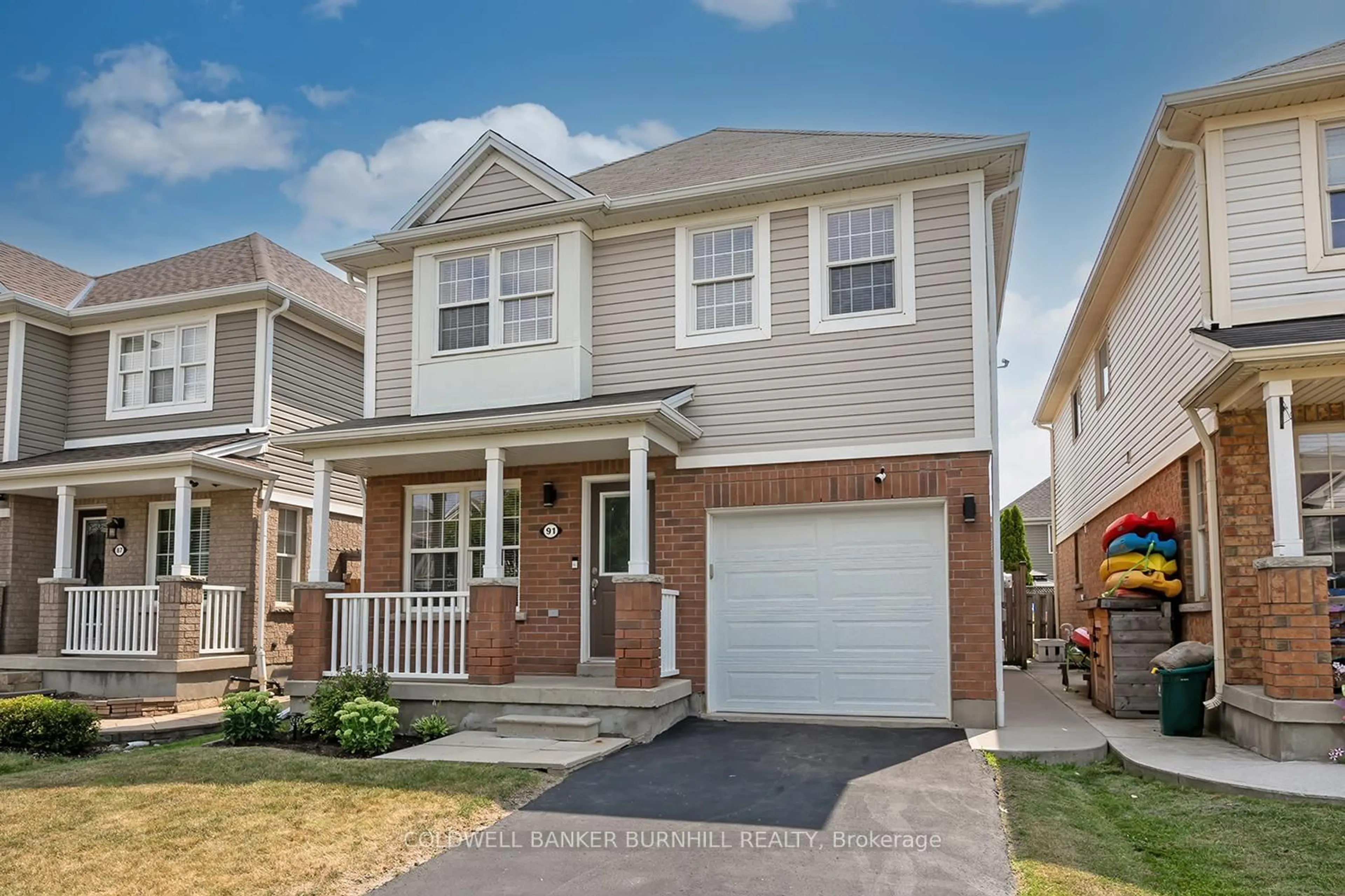 Home with brick exterior material, street for 91 Cleghorn Dr, Hamilton Ontario L0R 1C0